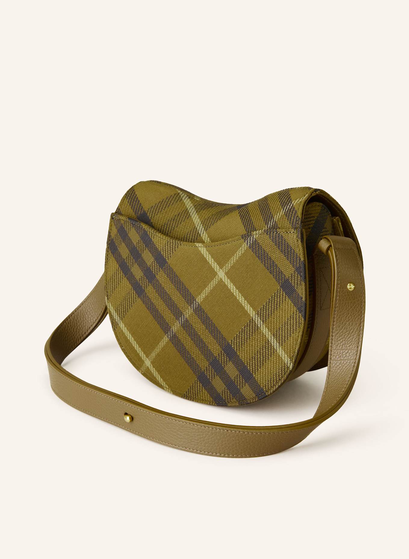 BURBERRY Crossbody bag ROCKING HORSE in khaki black cream