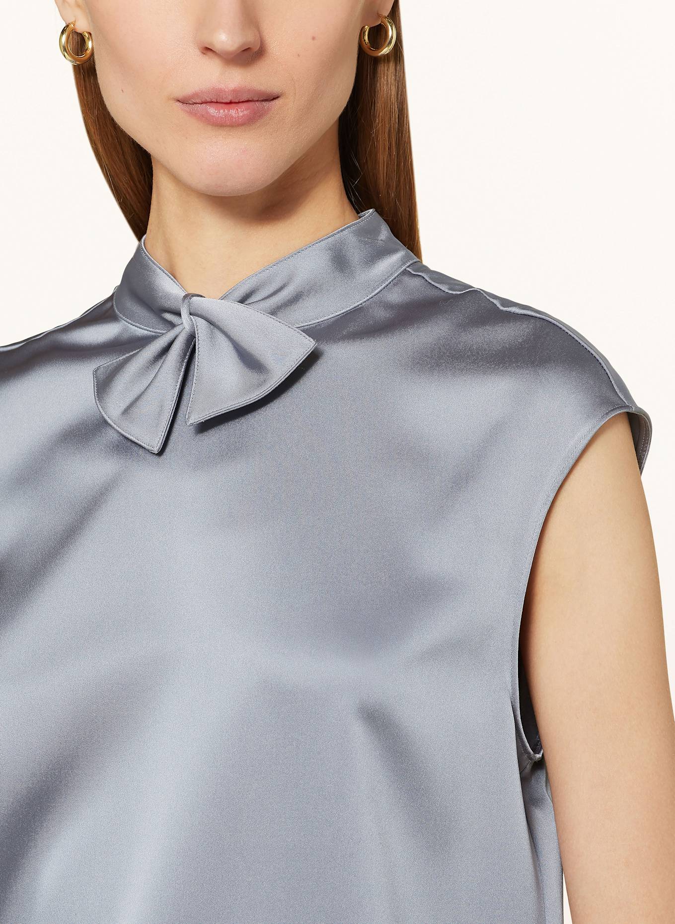 EMPORIO ARMANI Satintop: BLAUGRAU