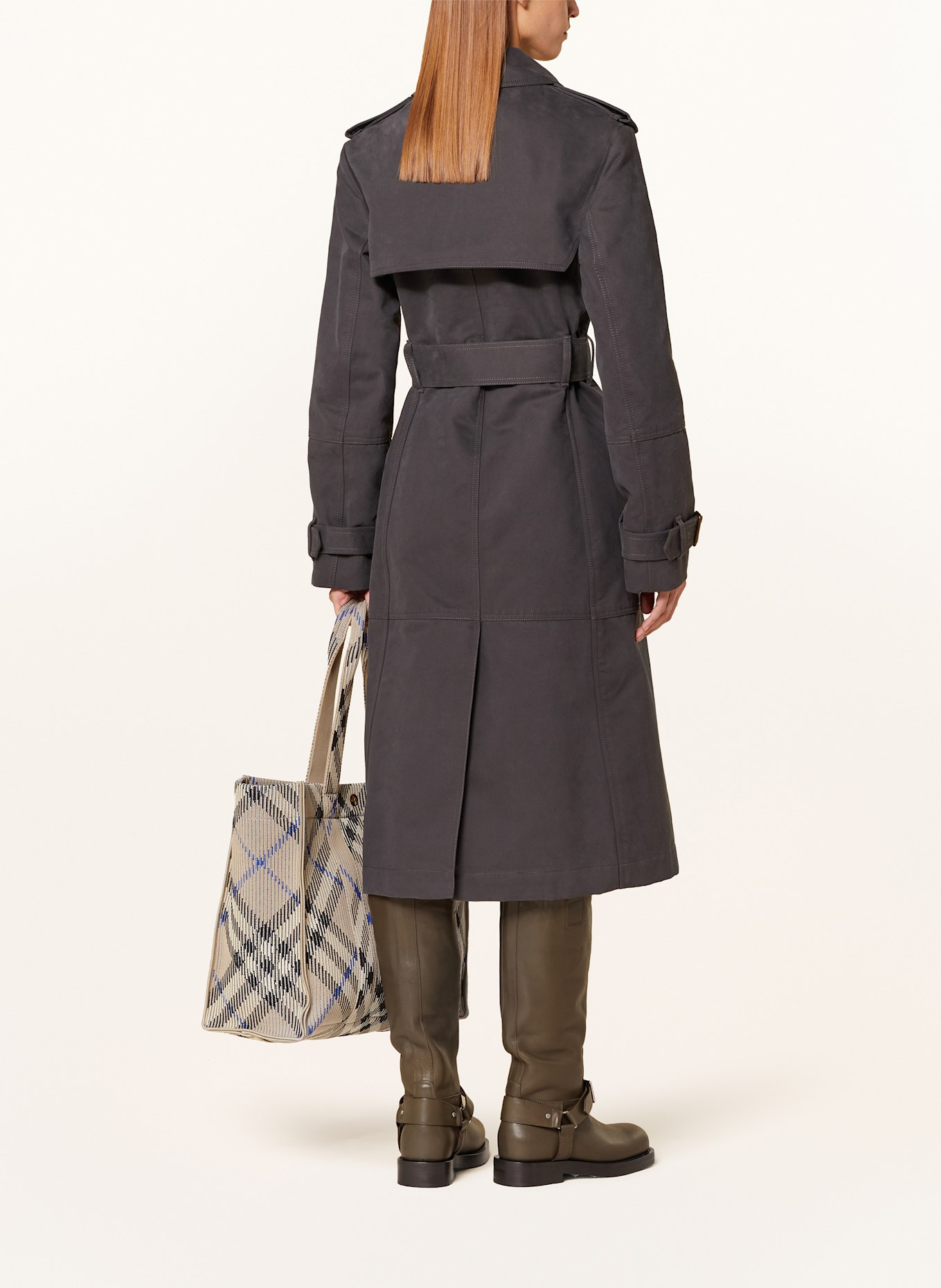 BURBERRY Trenchcoat: GRAU