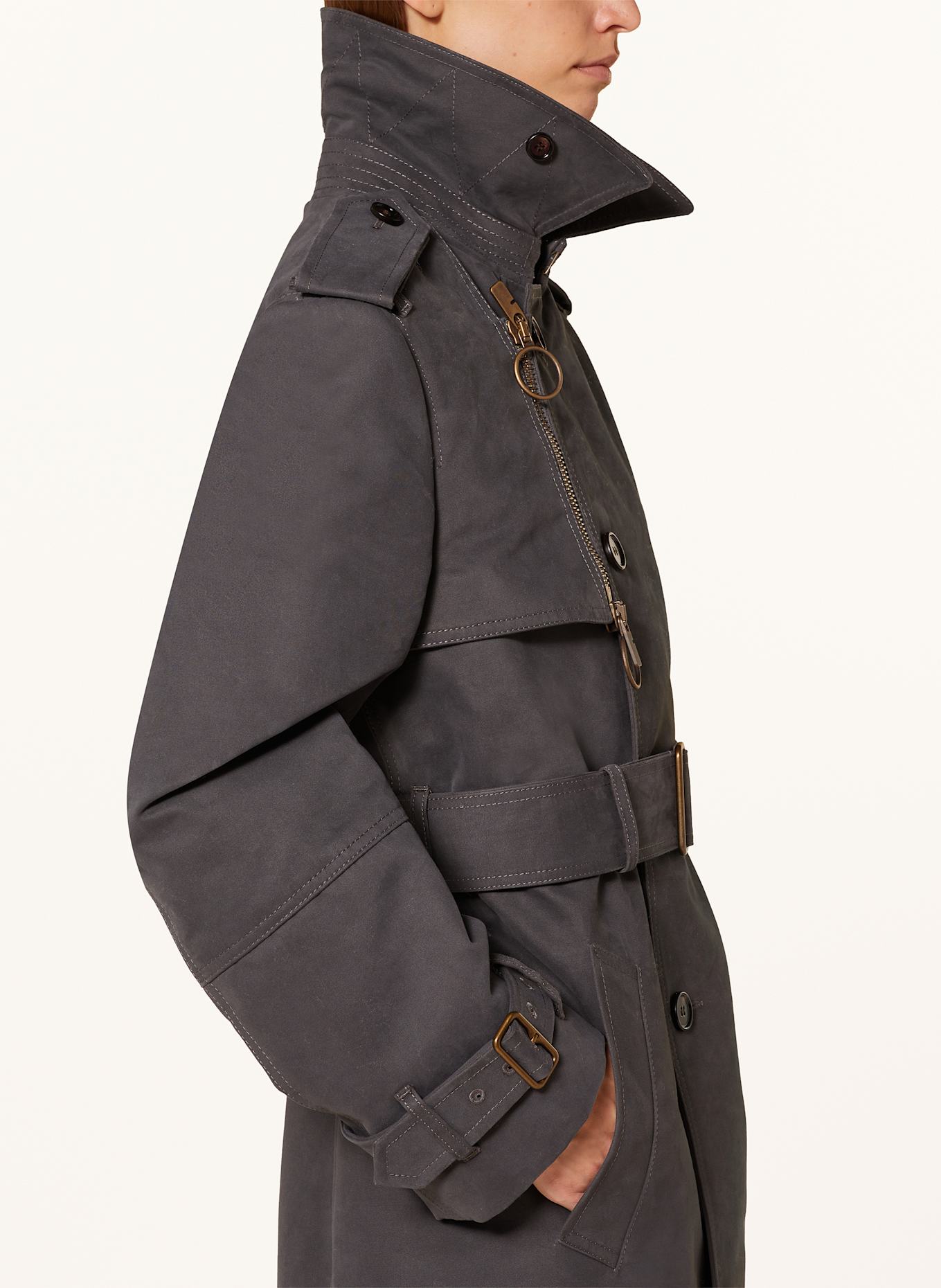 BURBERRY Trenchcoat: GRAU