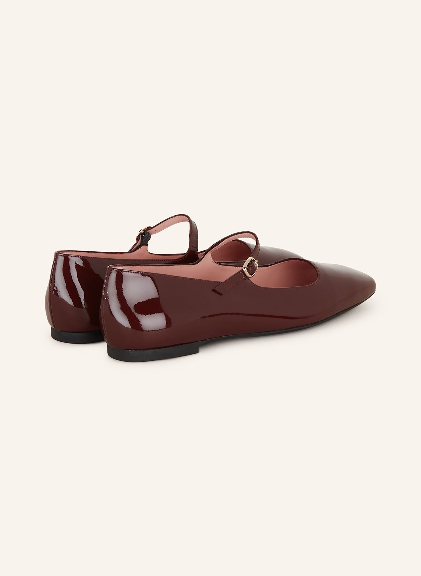 Pretty Ballerinas Mary Jane ballet flats SHADE, Color: DARK RED (Image 2)