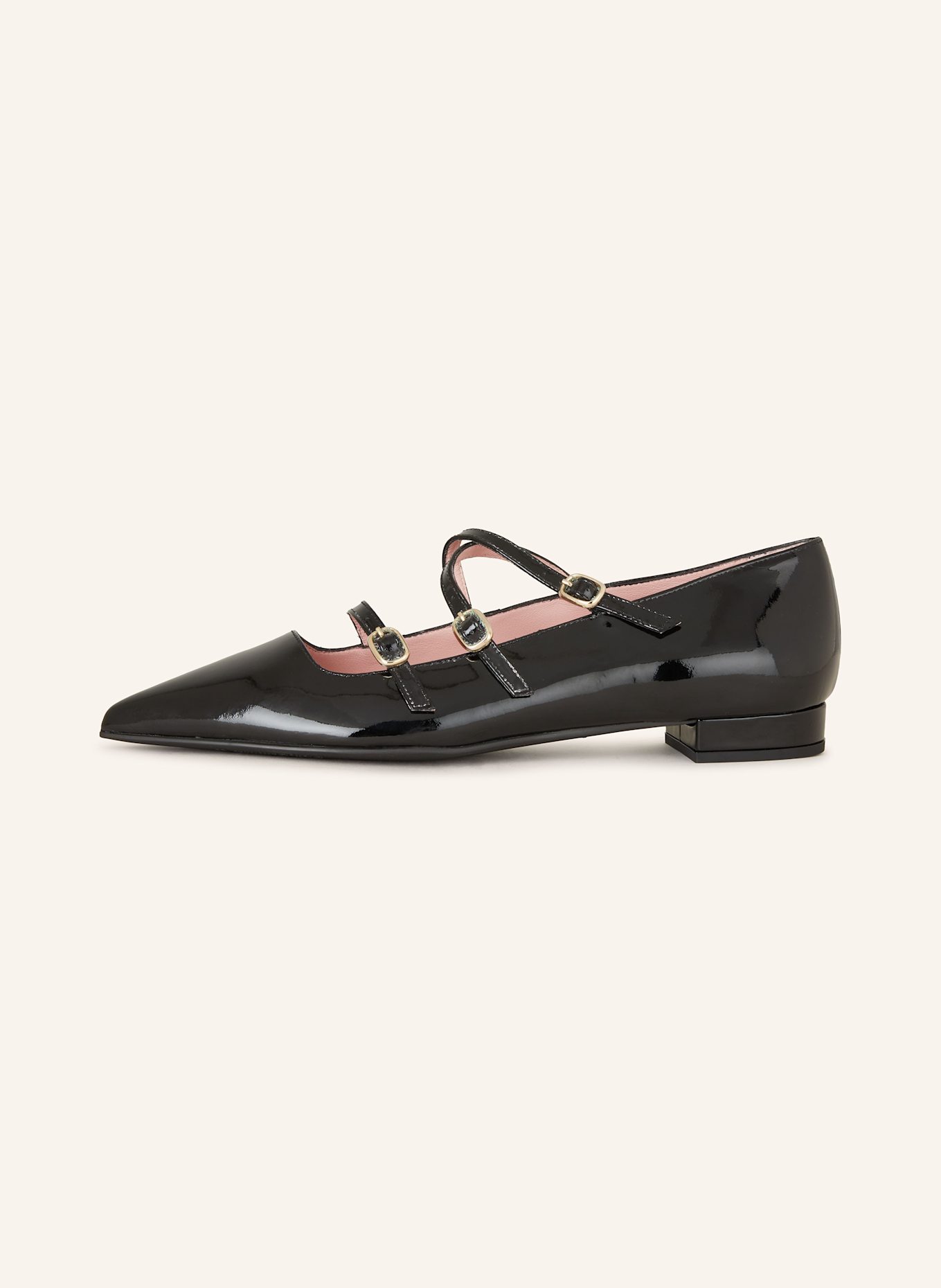 Pretty Ballerinas Mary Jane ballets flats CLEMENTINE, Color: BLACK (Image 4)