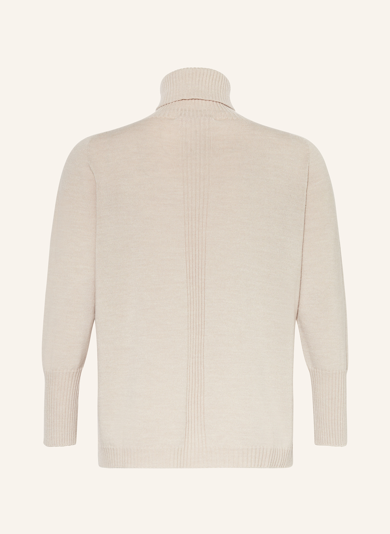 MARINA RINALDI SPORT UGO turtleneck sweater in cream