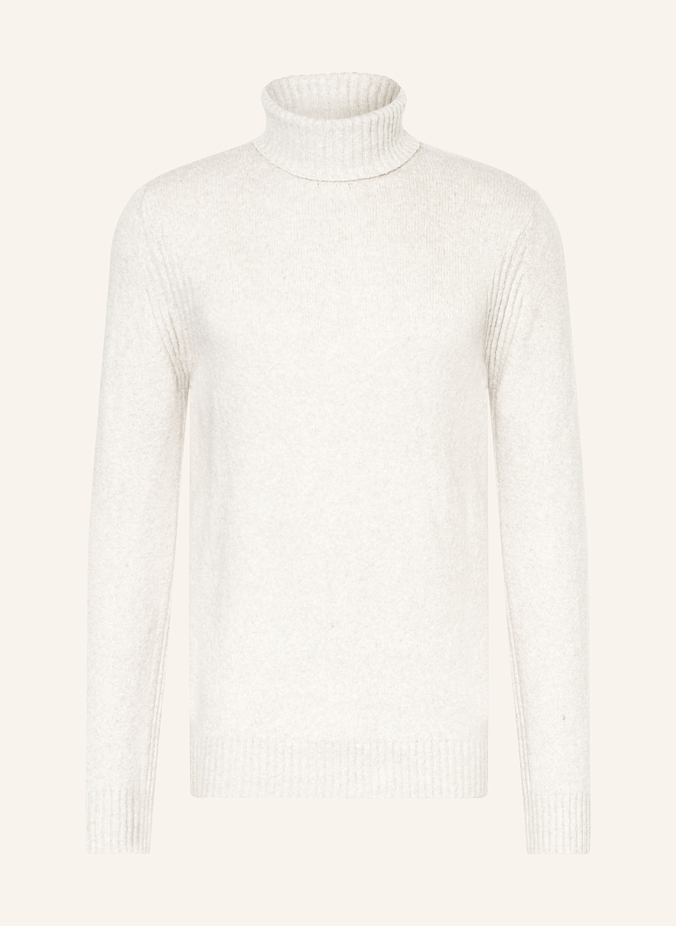 CINQUE Bouclé turtleneck Heavy sweater CIZINO, Color: BEIGE (Image 1)