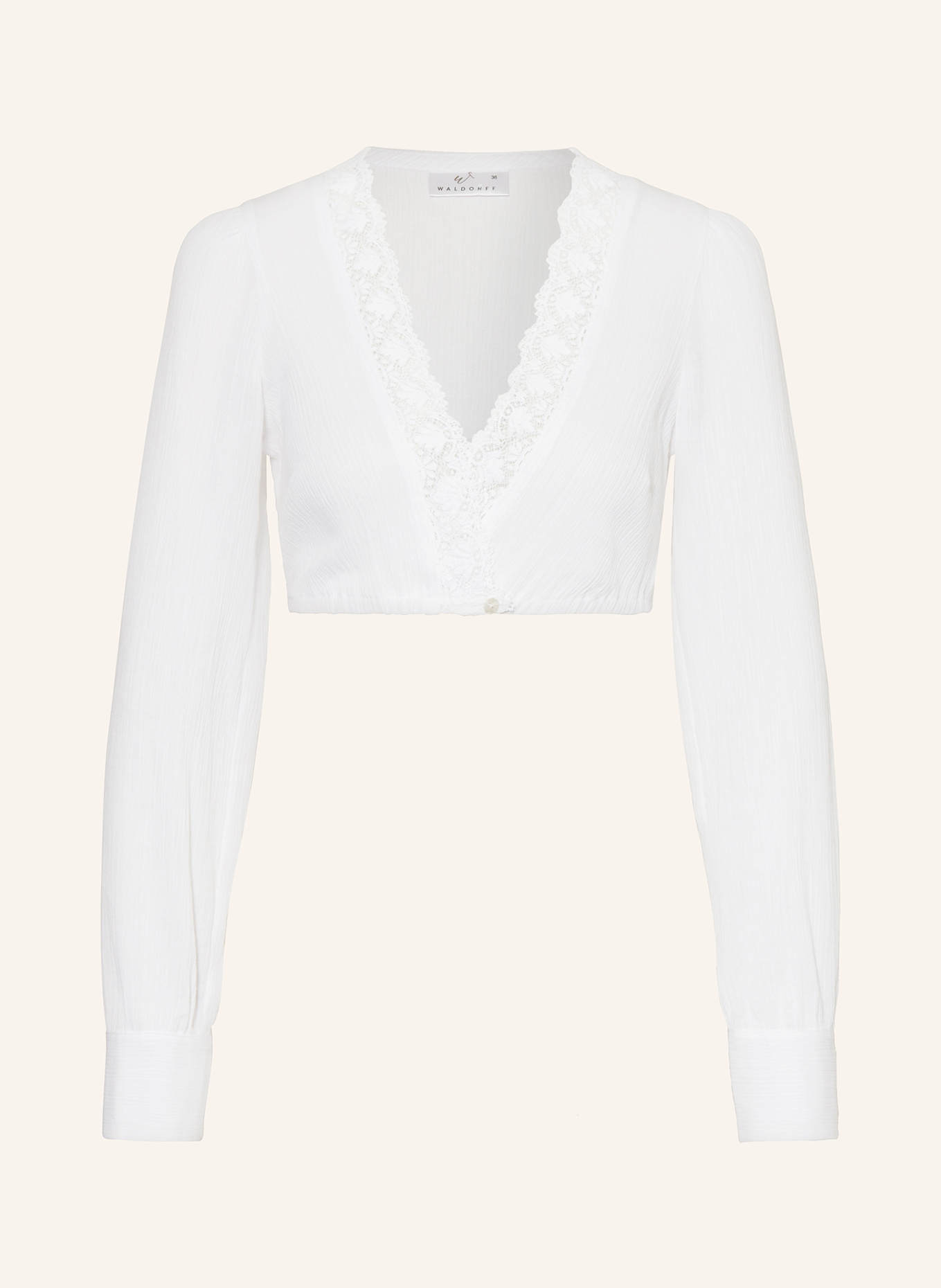 WALDORFF Dirndl blouse, Color: WHITE (Image 1)