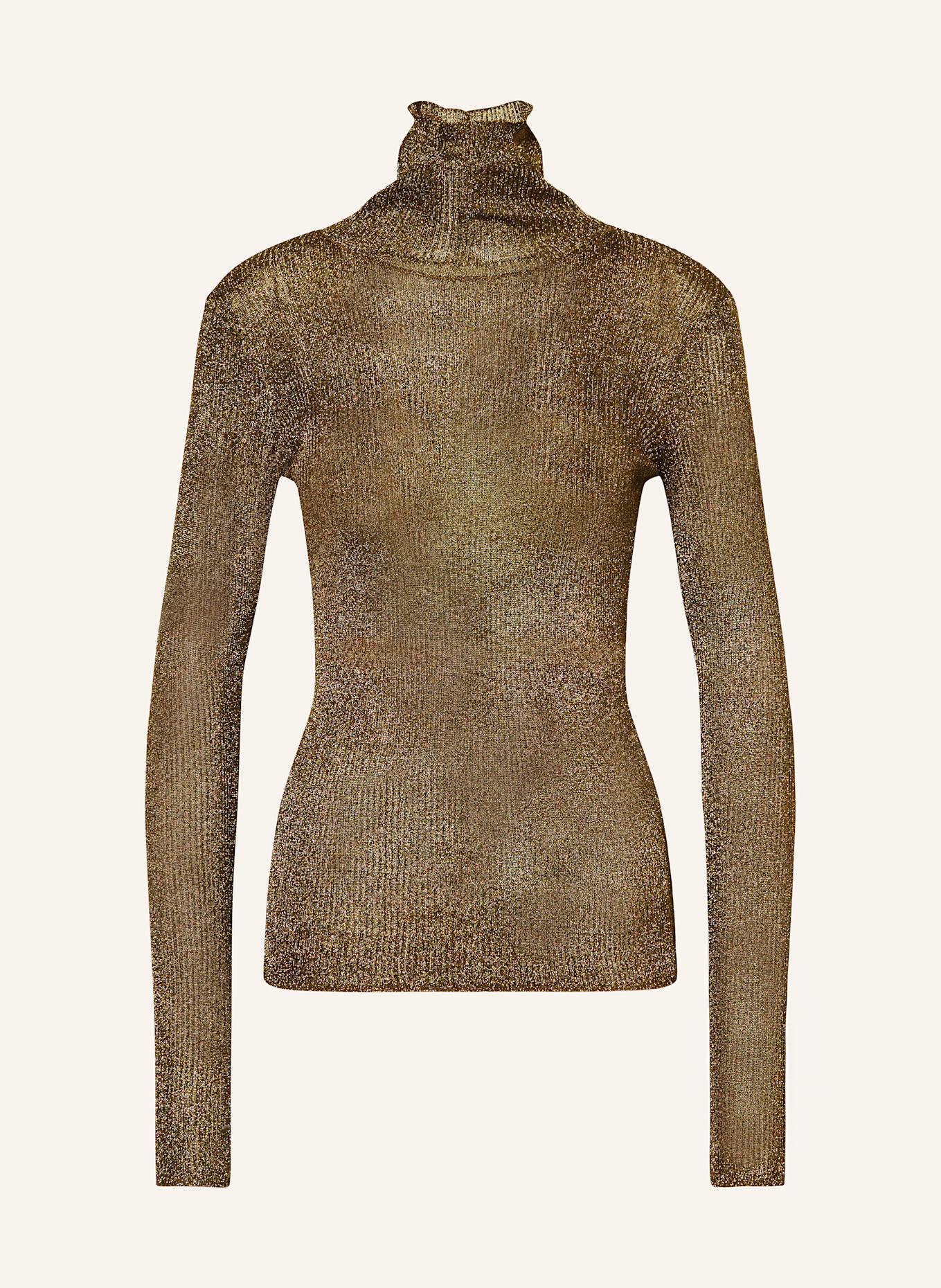 ISABEL MARANT Turtleneck sweater JAELIS with glitter thread