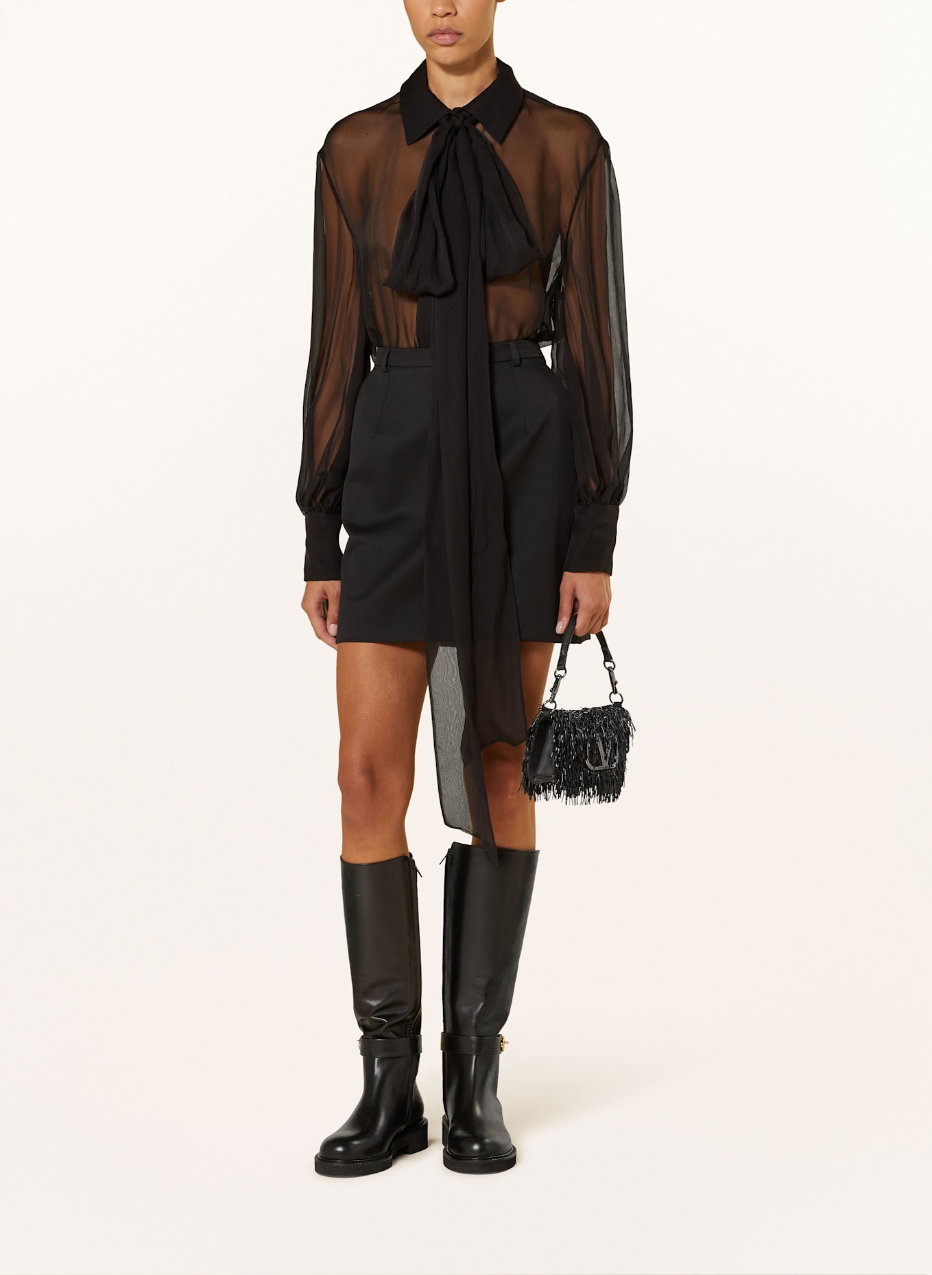 VALENTINO GARAVANI Umhängetasche LOCO SMALL: SCHWARZ