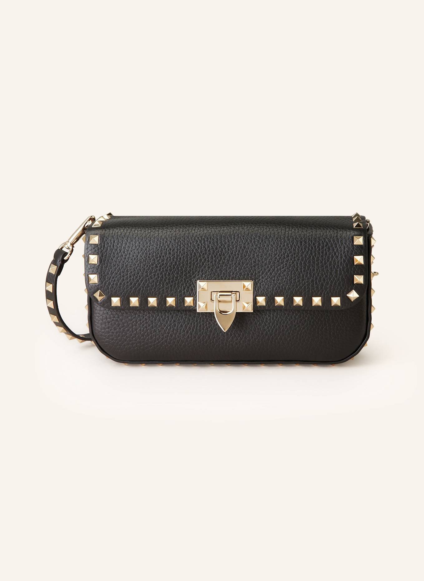 Medium rockstud leather crossbody bag outlet