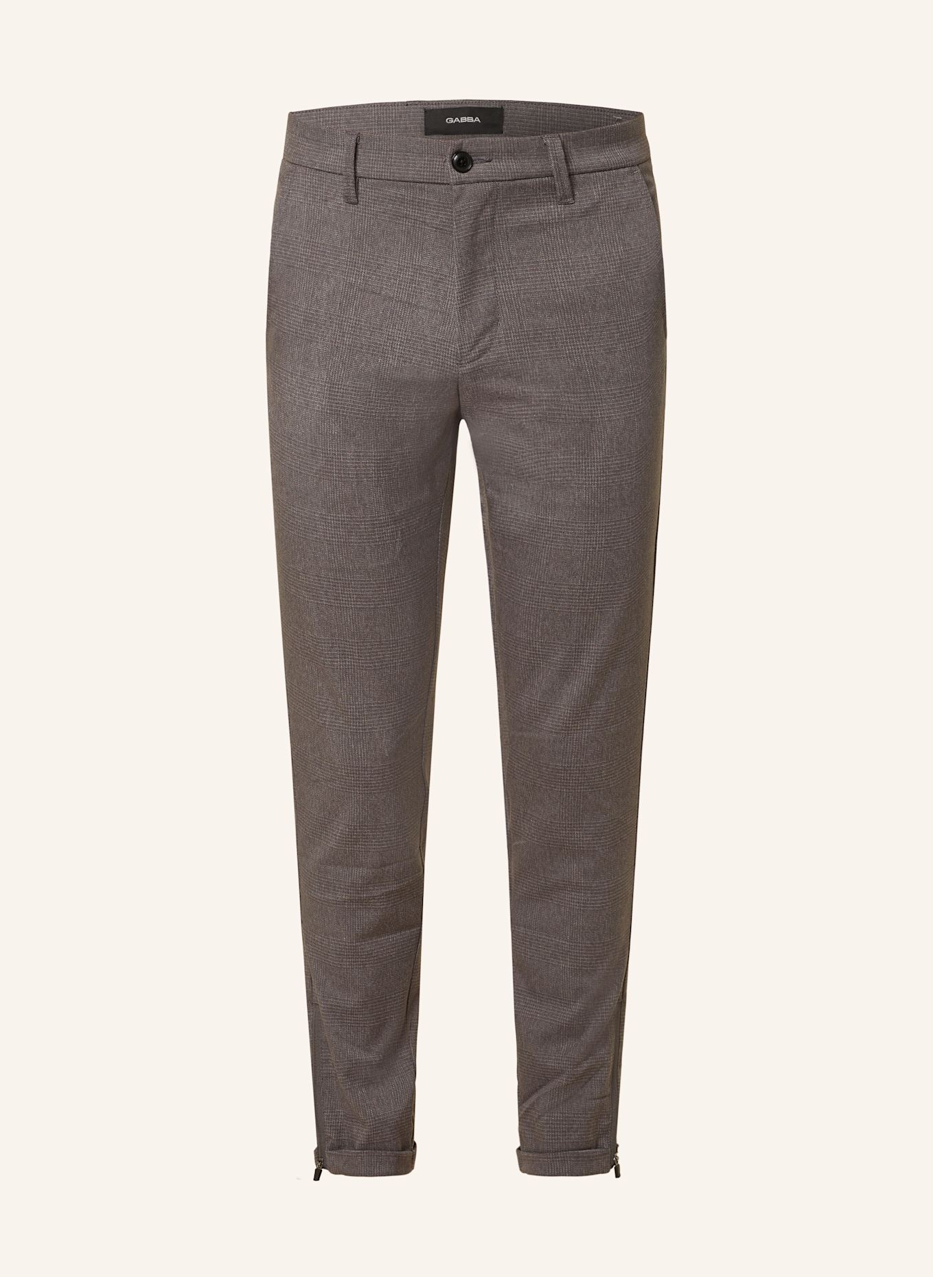 GABBA Chinos PISA slim zip fit, Color: GRAY (Image 1)