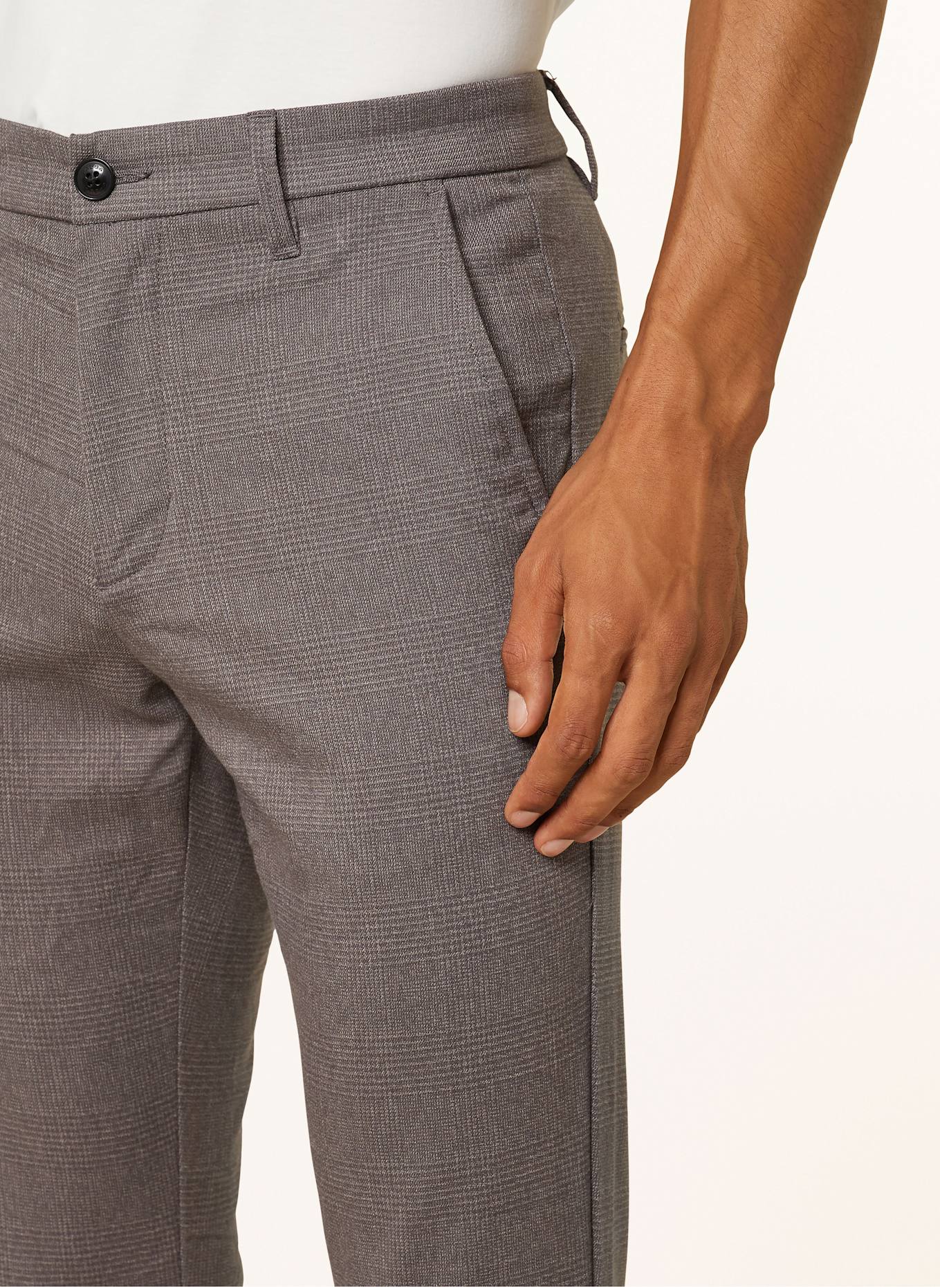 GABBA Chinos PISA slim zip fit, Color: GRAY (Image 5)