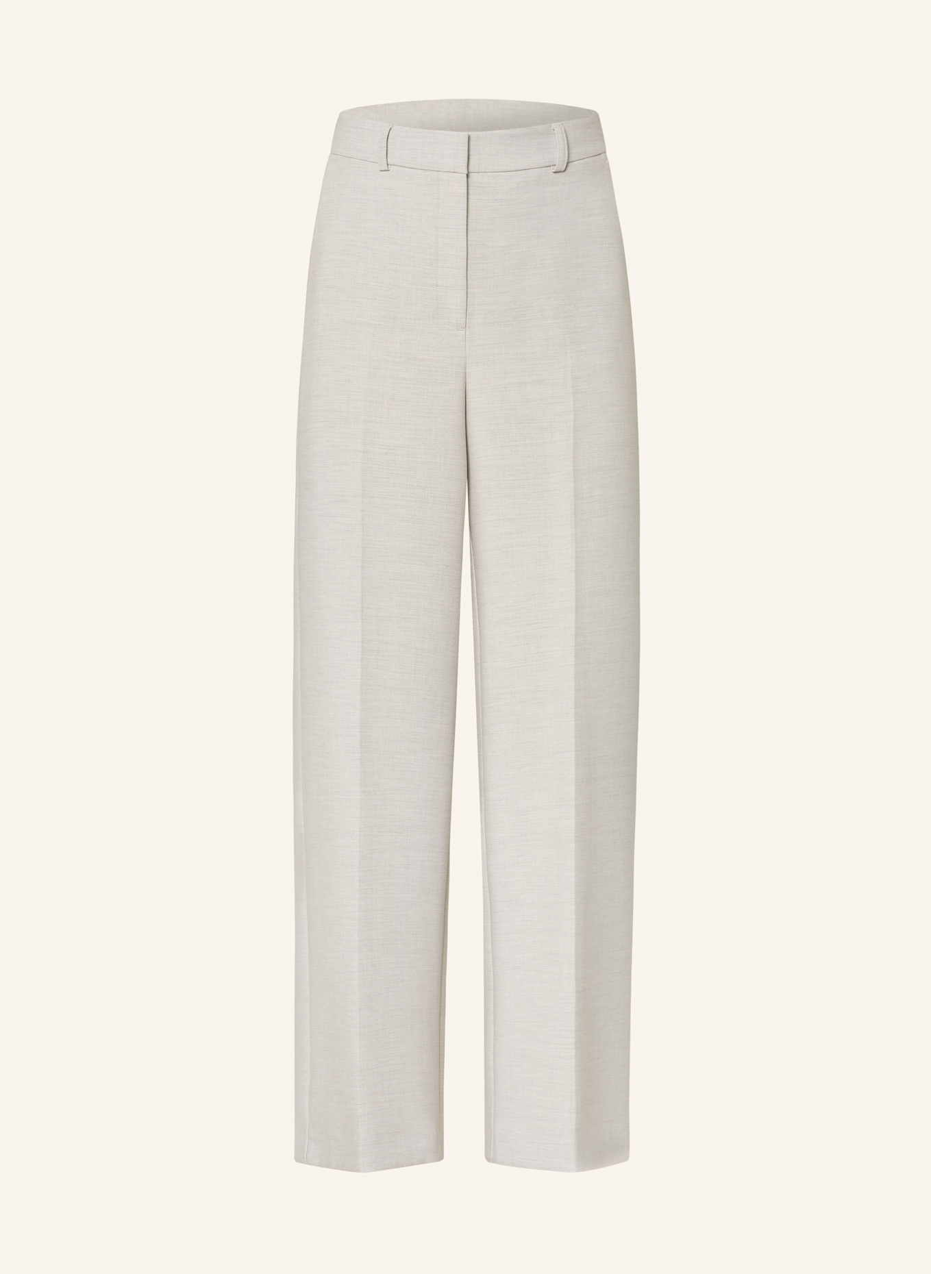 SELECTED Femme Wide leg trousers: LIGHT GRAY