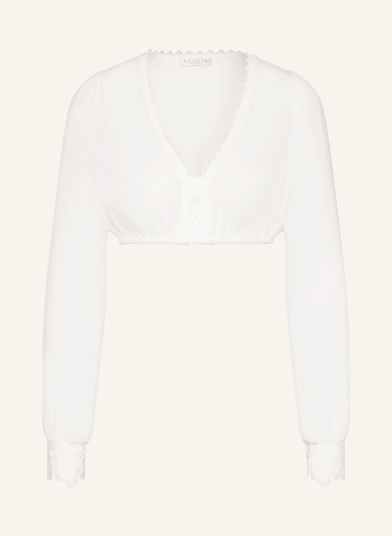 KRÜGER Dirndlbluse, Farbe: ECRU (Bild 1)