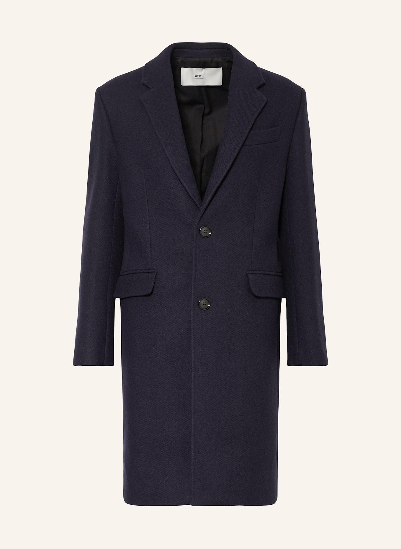 AMI PARIS Wollmantel: DUNKELBLAU