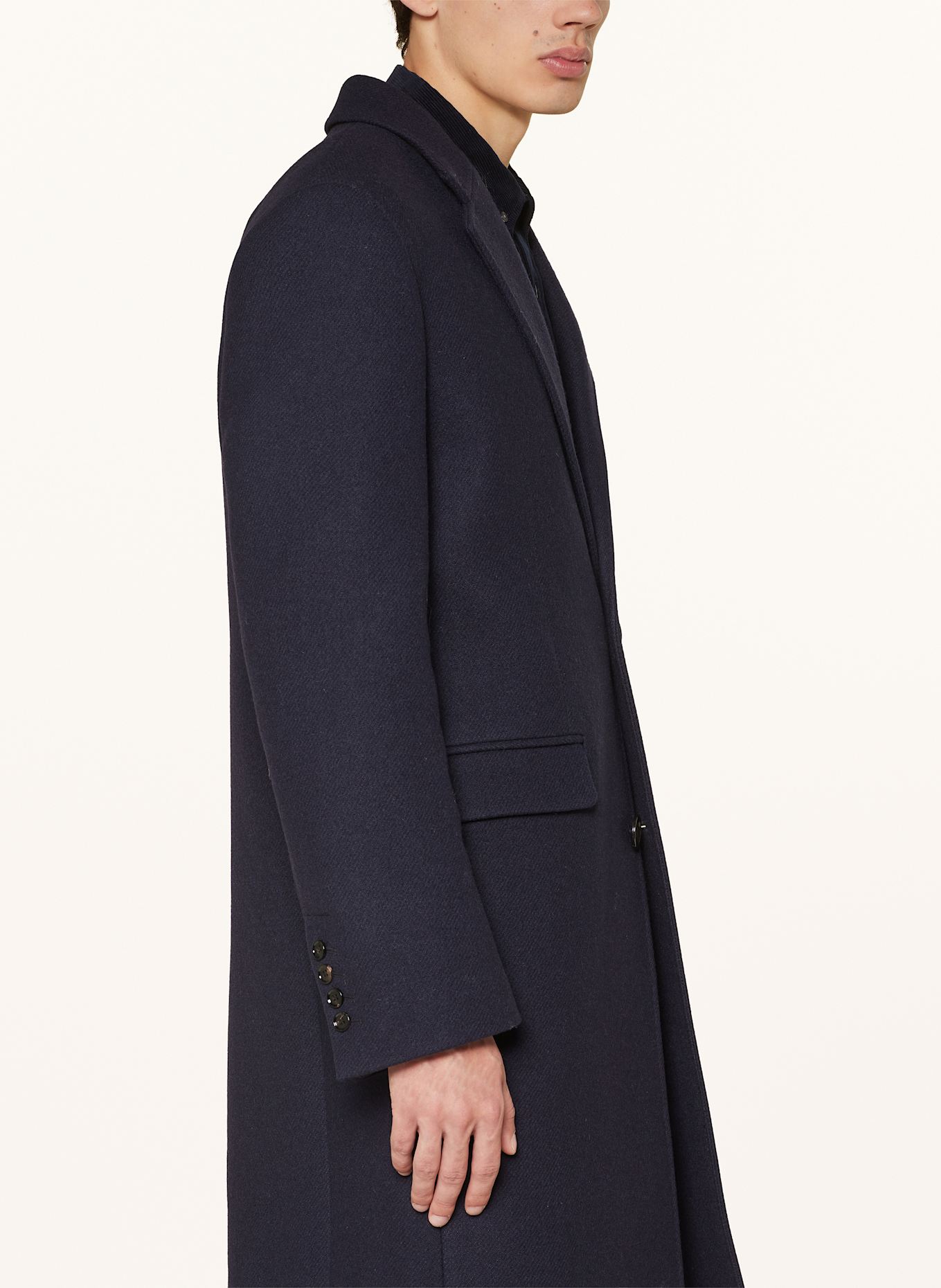 AMI PARIS Wollmantel: DUNKELBLAU