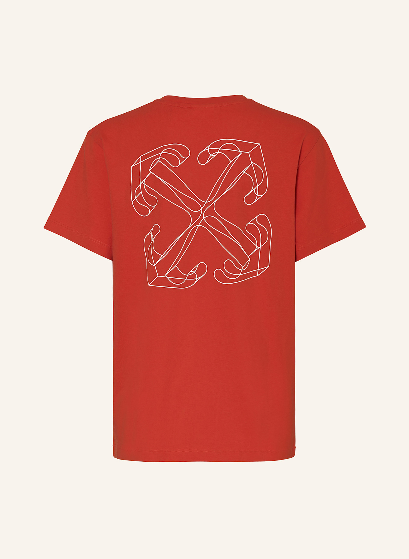T shirt off white rouge online