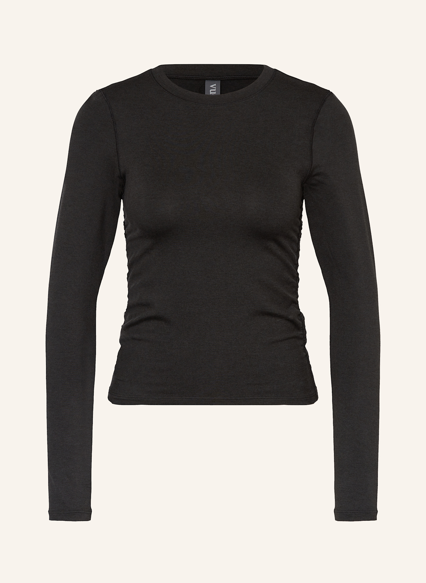 vuori Columbia Powder Hybrid Fleece Jacket HALO RUCHED, Color: BLACK (Image 1)