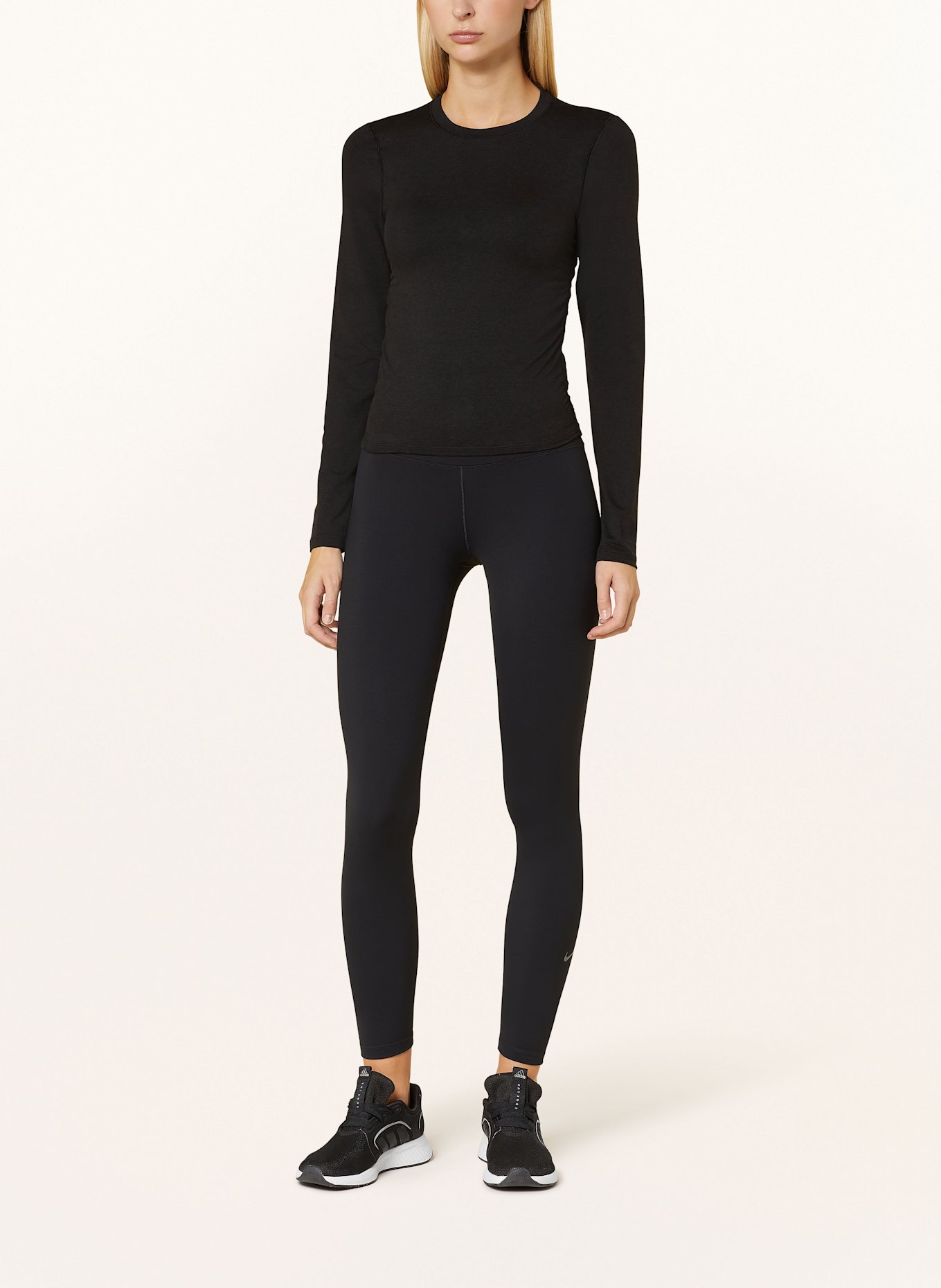 vuori Columbia Powder Hybrid Fleece Jacket HALO RUCHED, Color: BLACK (Image 2)
