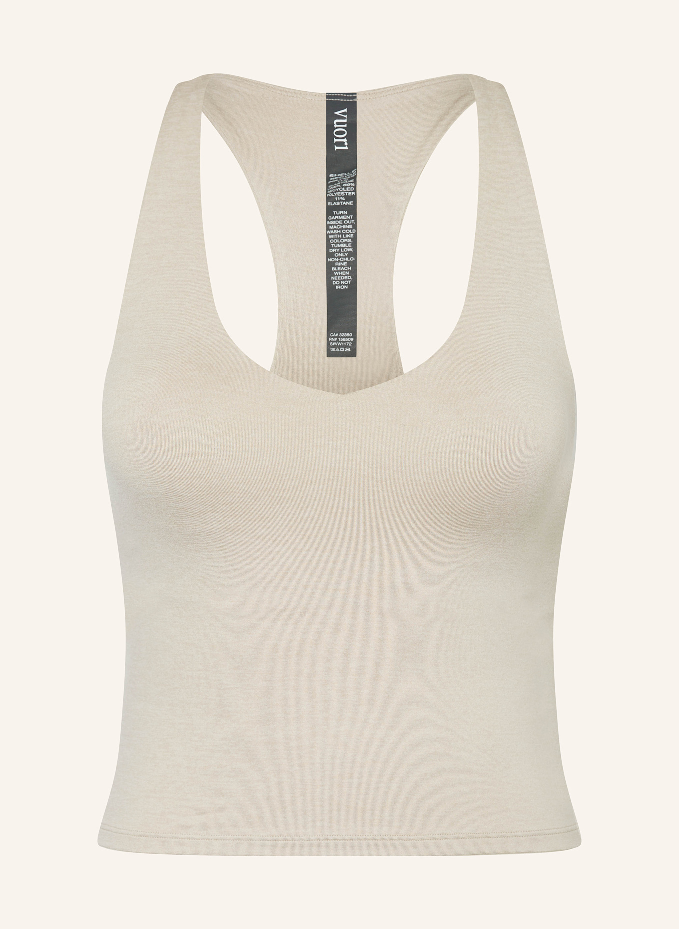 vuori Cropped top HALO PERFORMANCE 2.0, Color: ECRU (Image 1)