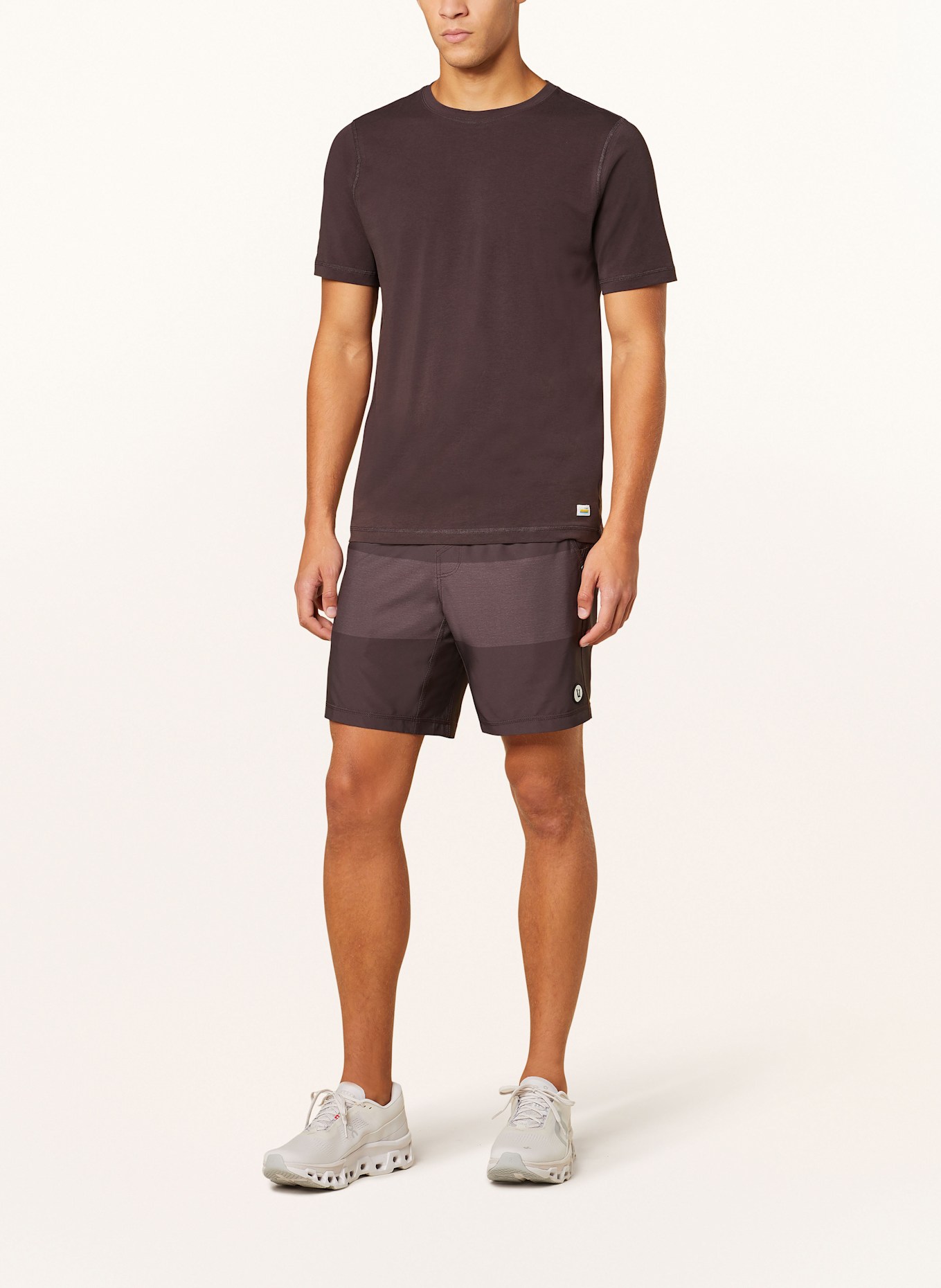vuori T-shirt TUVALU, Color: DARK BROWN (Image 2)