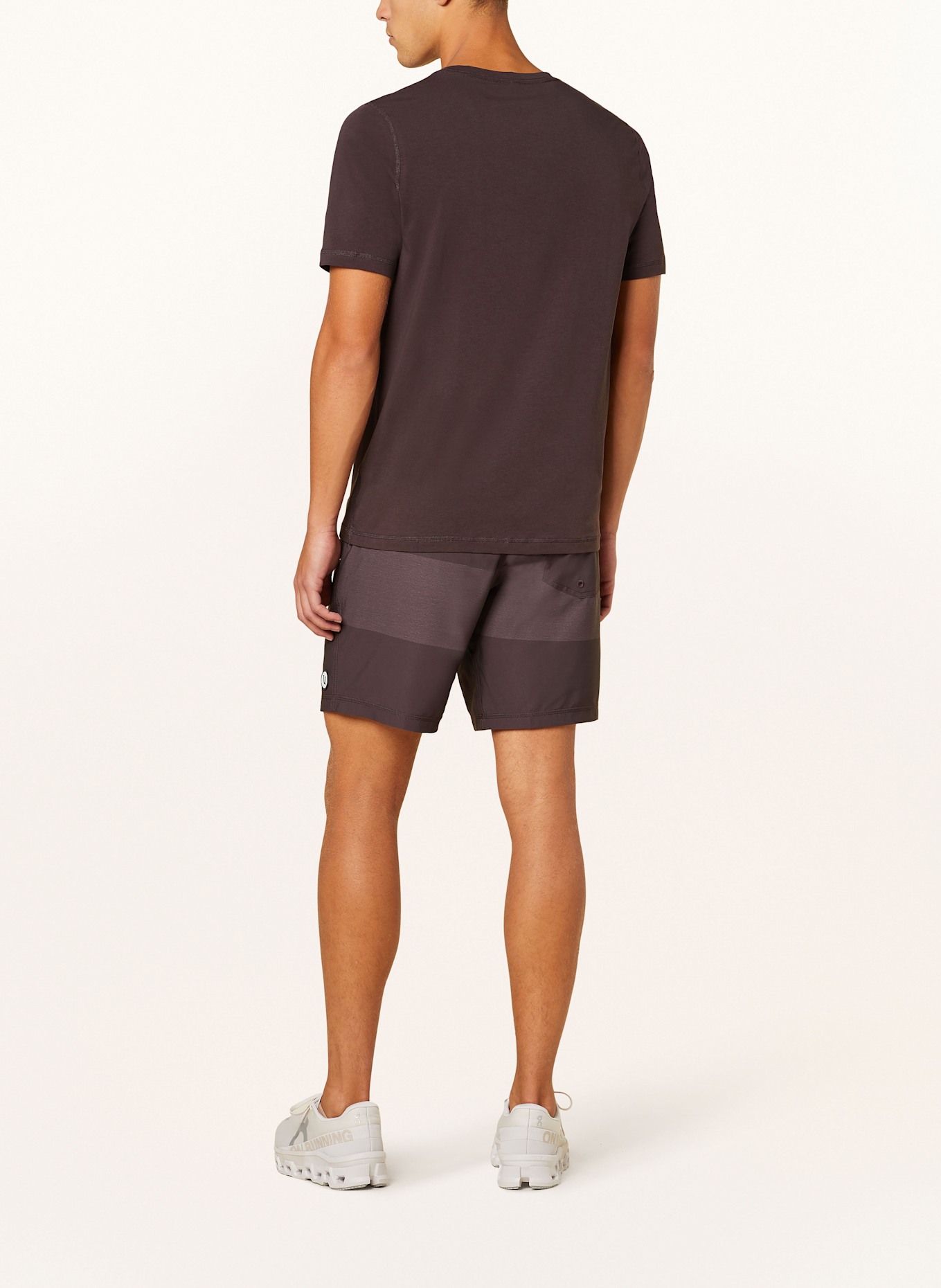vuori T-shirt TUVALU, Color: DARK BROWN (Image 3)