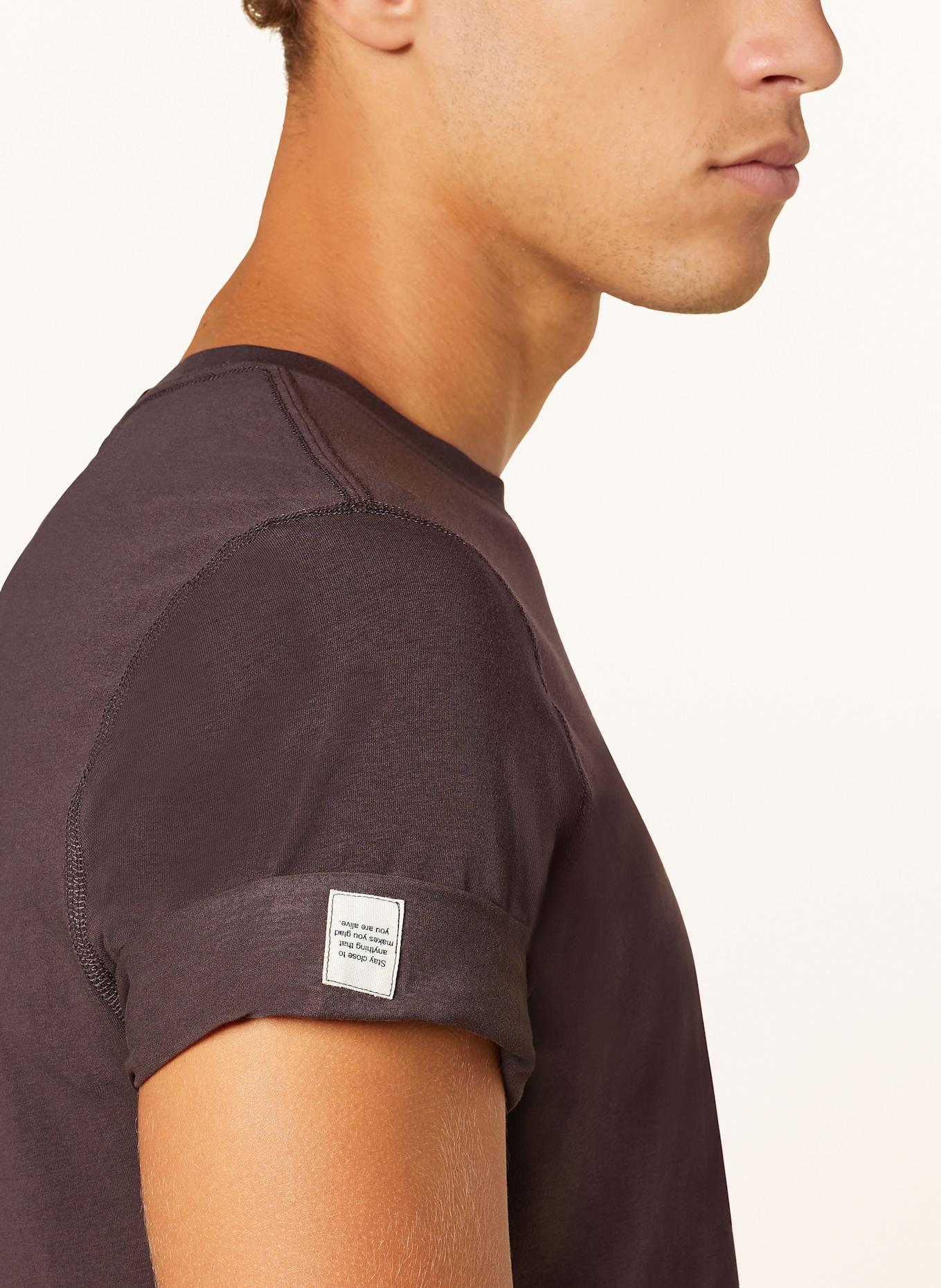 vuori T-shirt TUVALU, Color: DARK BROWN (Image 5)