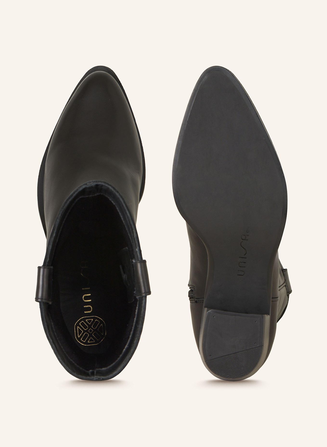 UNISA Kowbojki GUINA: CZARNY