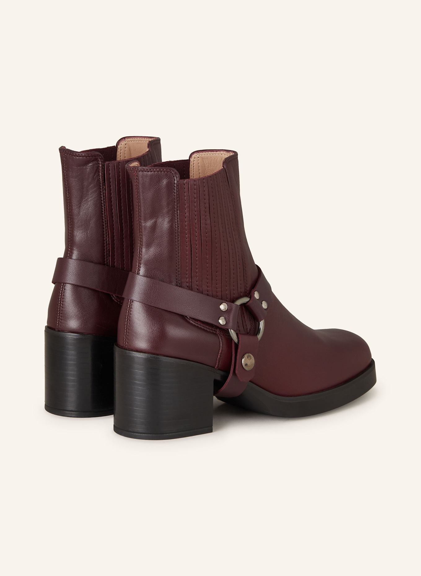 UNISA JELANI ankle boots: DARK RED