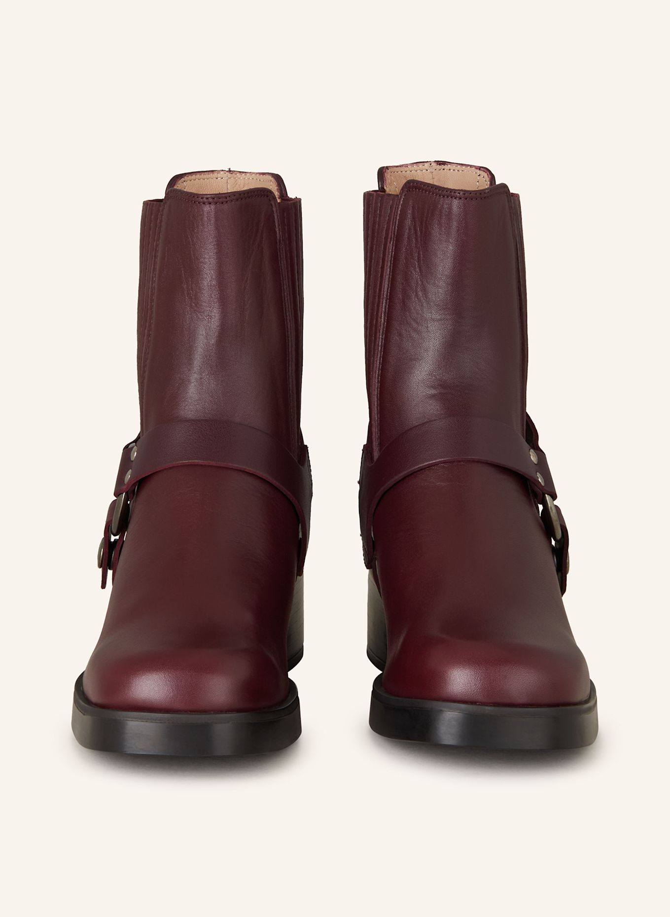 UNISA JELANI ankle boots: DARK RED