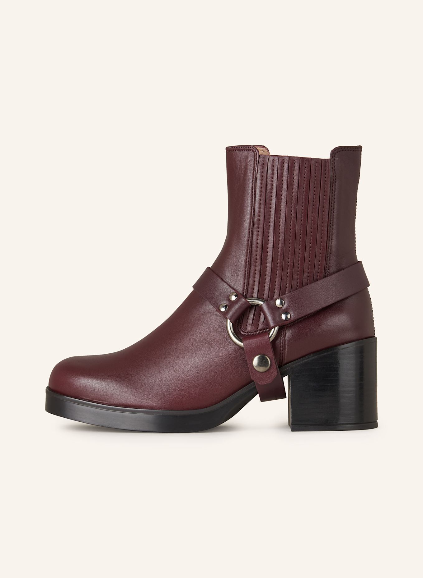 UNISA JELANI ankle boots: DARK RED