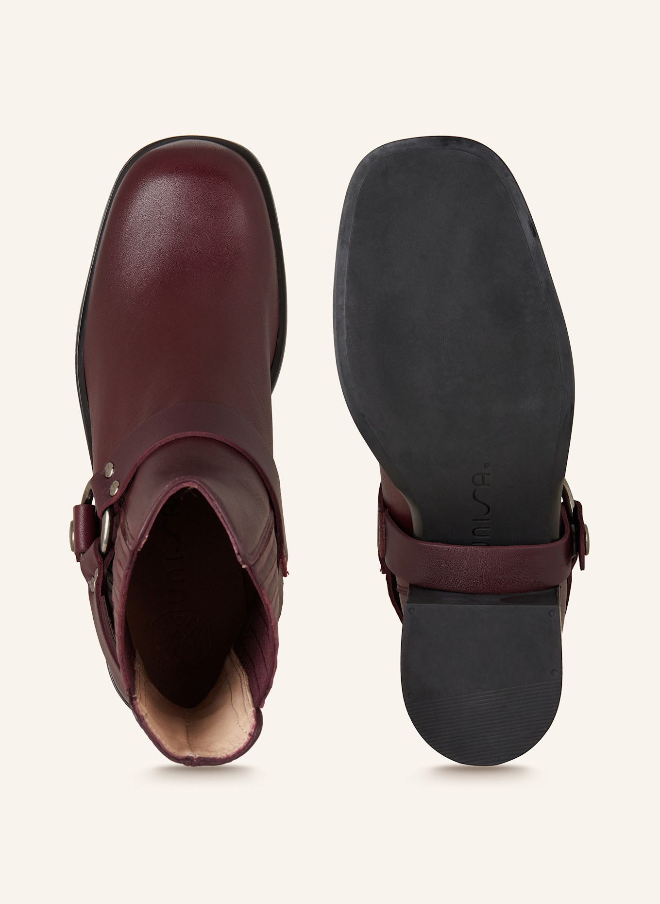 UNISA JELANI ankle boots: DARK RED