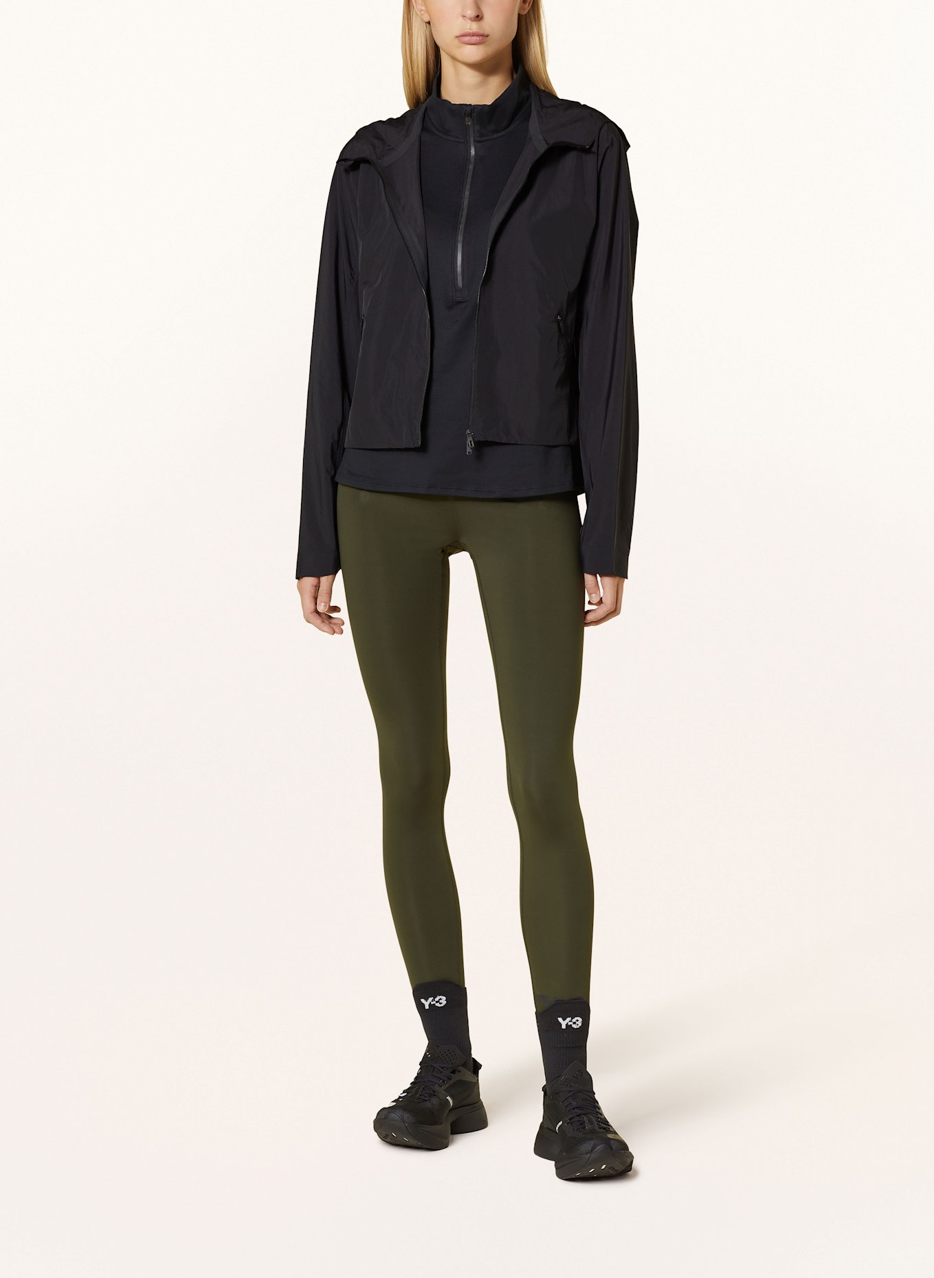 Y-3 Running jacket, Color: BLACK (Image 2)