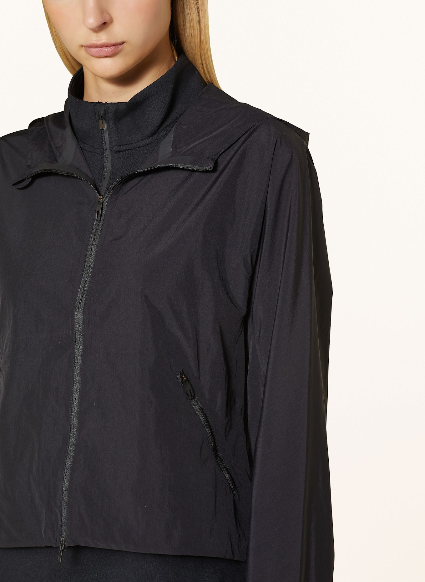 Y-3 Running jacket, Color: BLACK (Image 5)