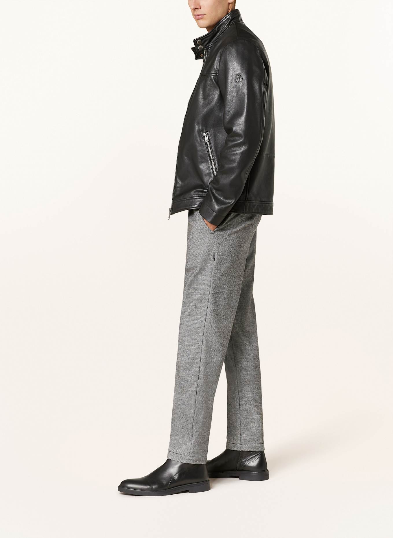 BOSS Chino KANE Regular Fit, Farbe: GRAU/ SCHWARZ (Bild 4)