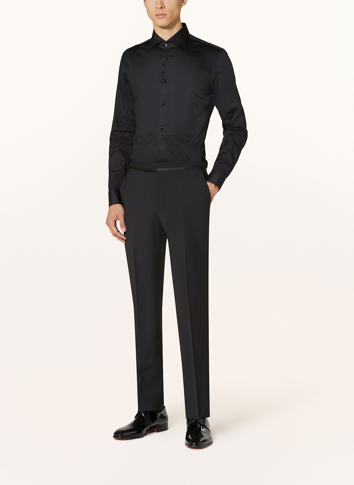 French cuffs with slim suit shop