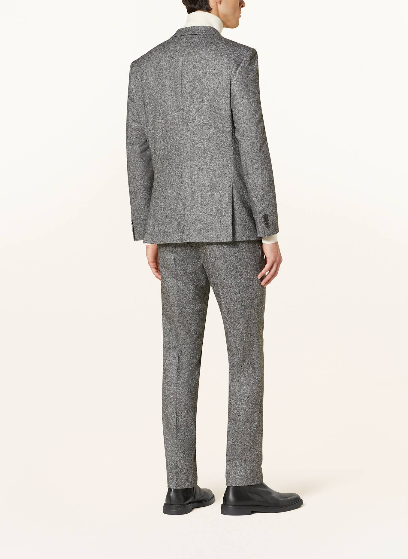 BOSS HUTSON extra slim fit" suit jacket, Color: 030 MEDIUM GREY (Image 3)