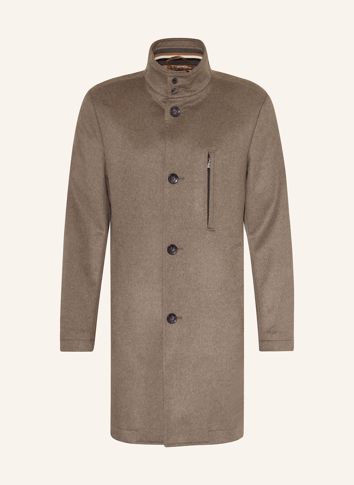 BOSS Wool coat HYDE, Color: BEIGE (Image 1)