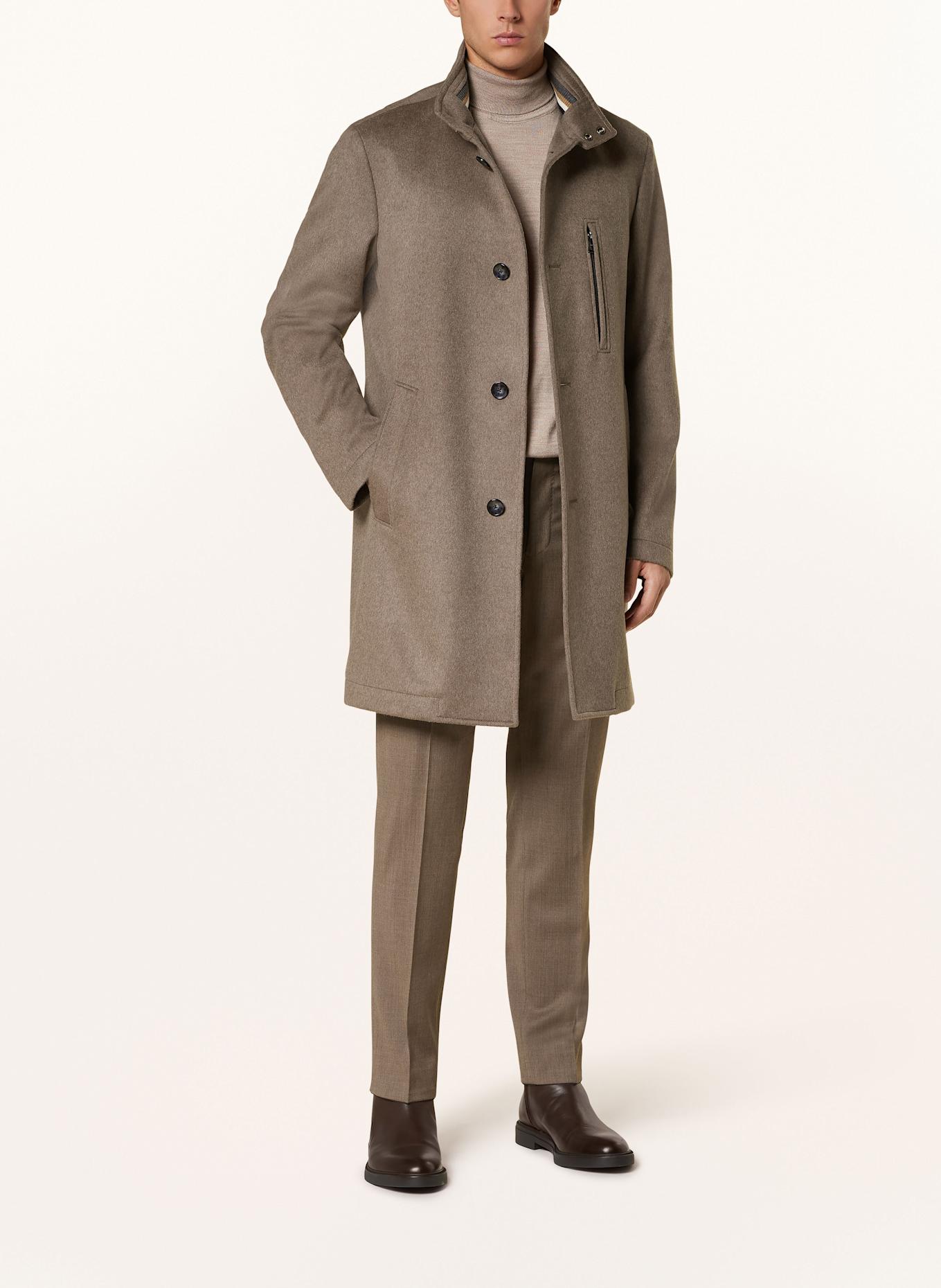 BOSS Wool coat HYDE, Color: BEIGE (Image 2)