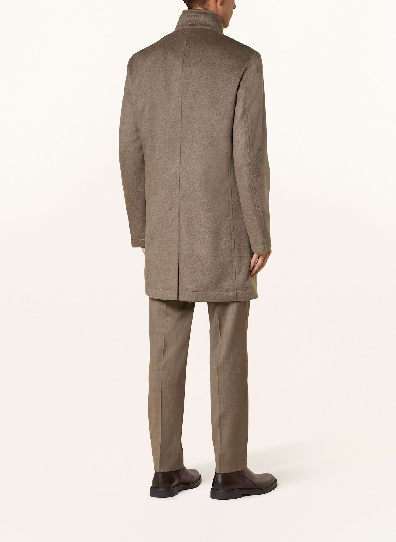 BOSS Wool coat HYDE, Color: BEIGE (Image 3)