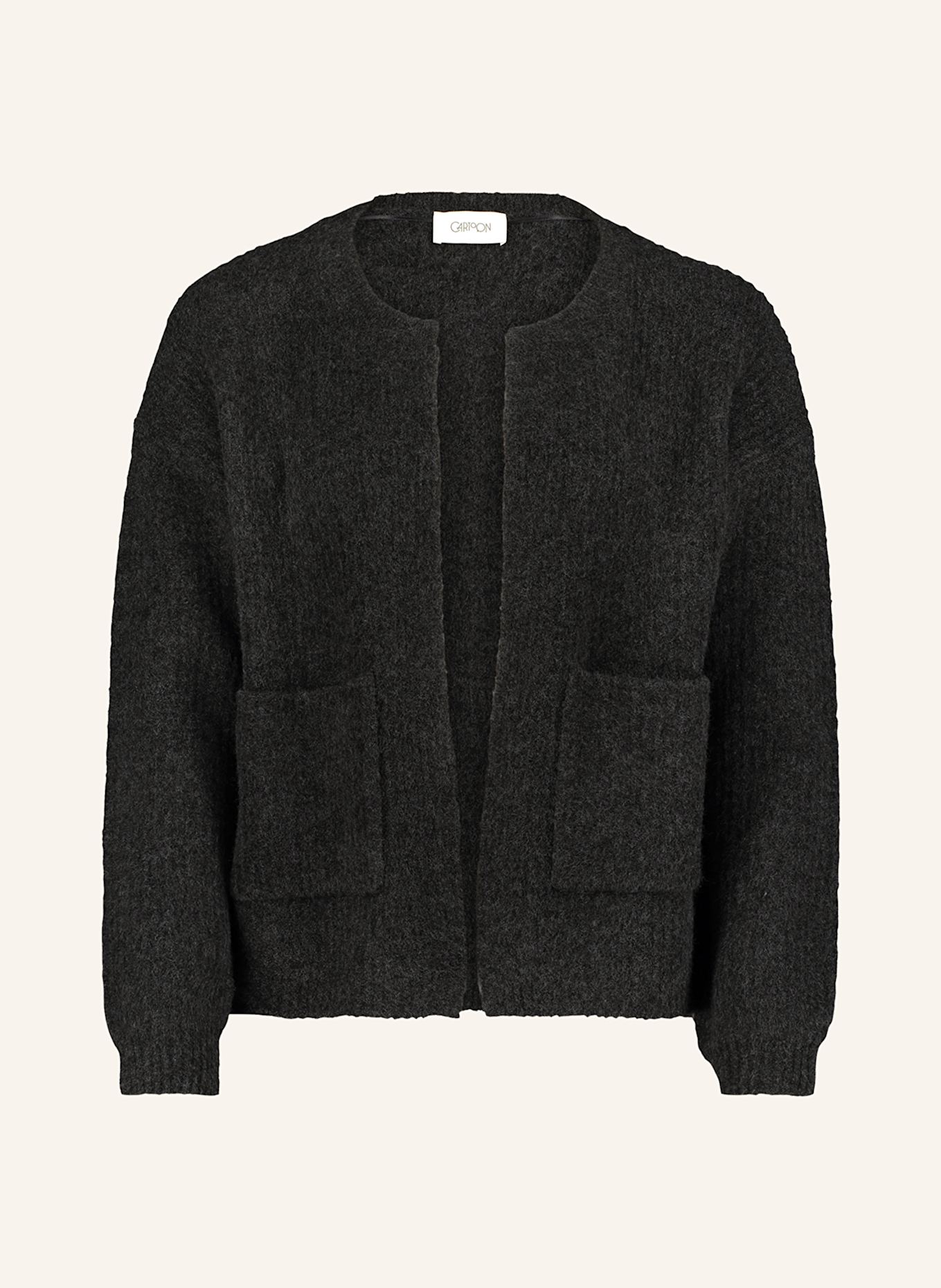 CARTOON Knit cardigan: DARK GRAY