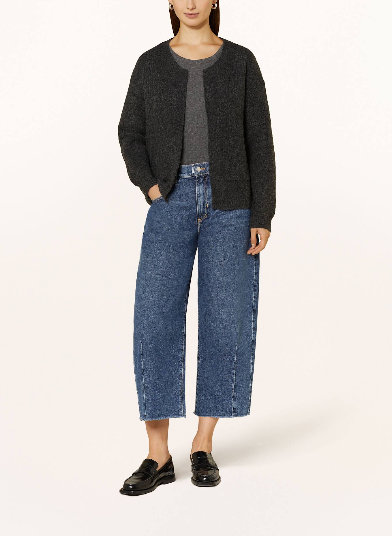 CARTOON Knit cardigan: DARK GRAY