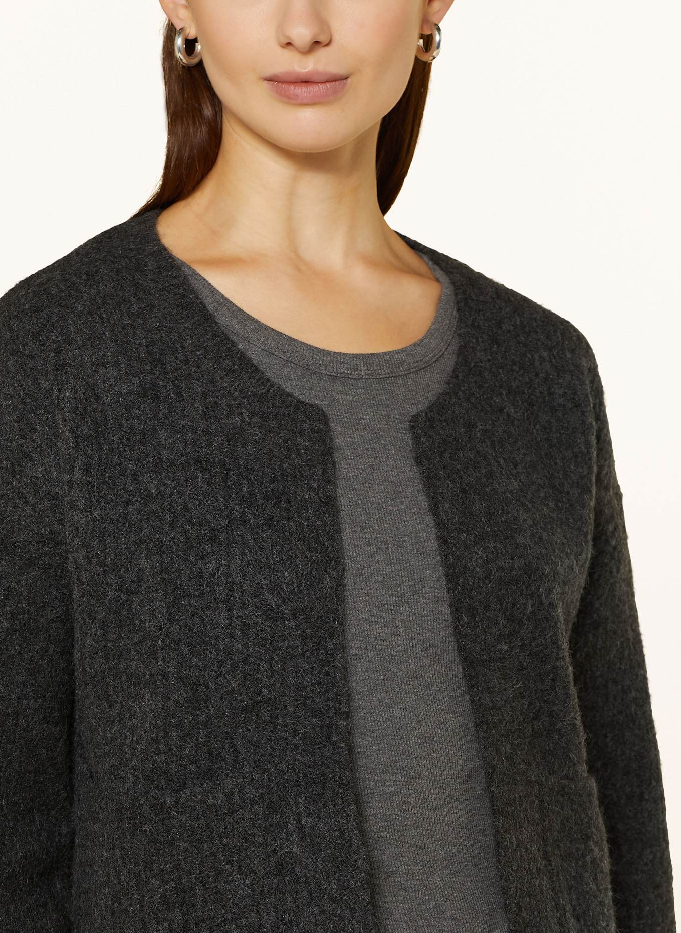 CARTOON Knit cardigan: DARK GRAY