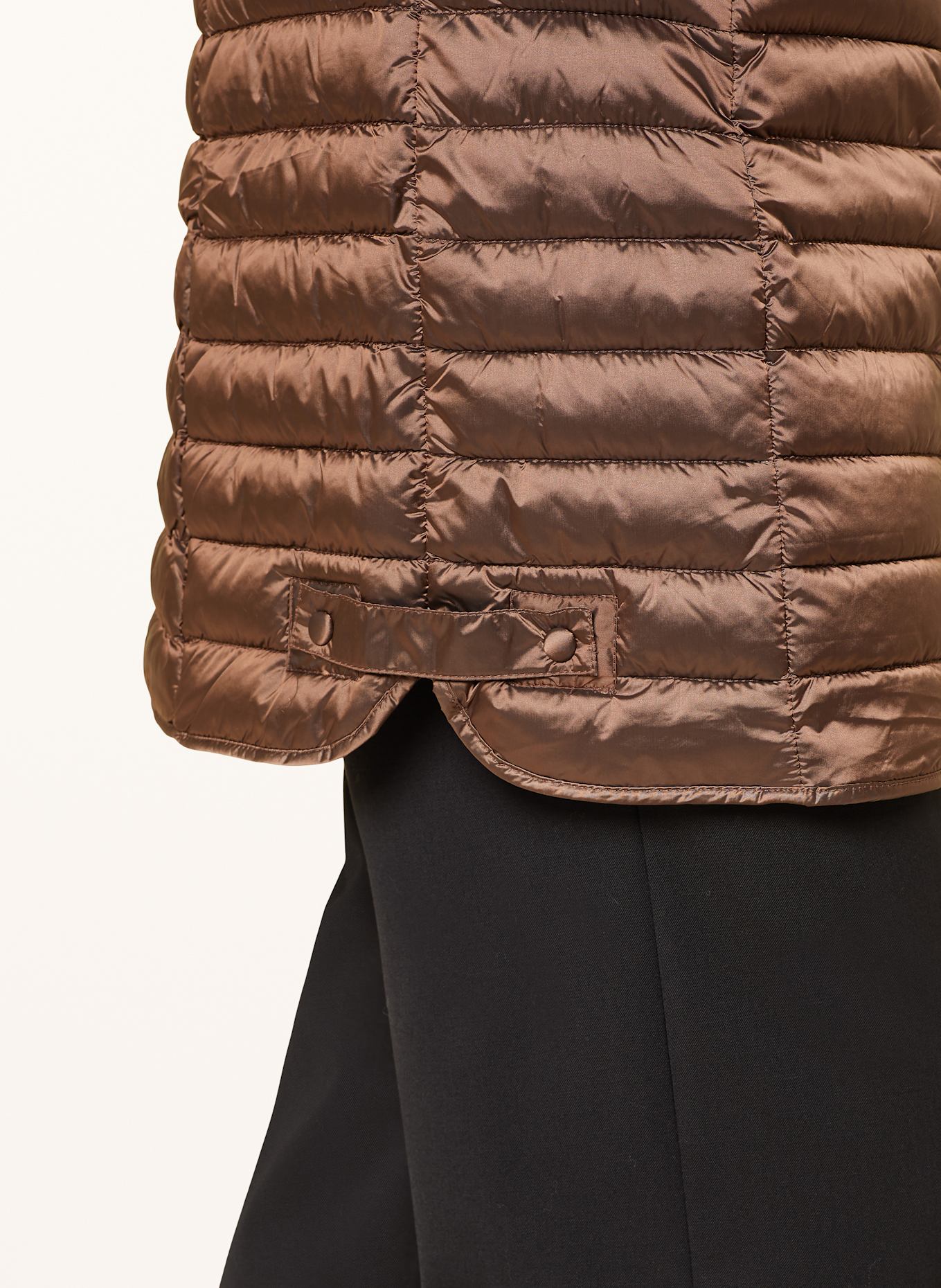 CARTOON Steppmantel: BRAUN