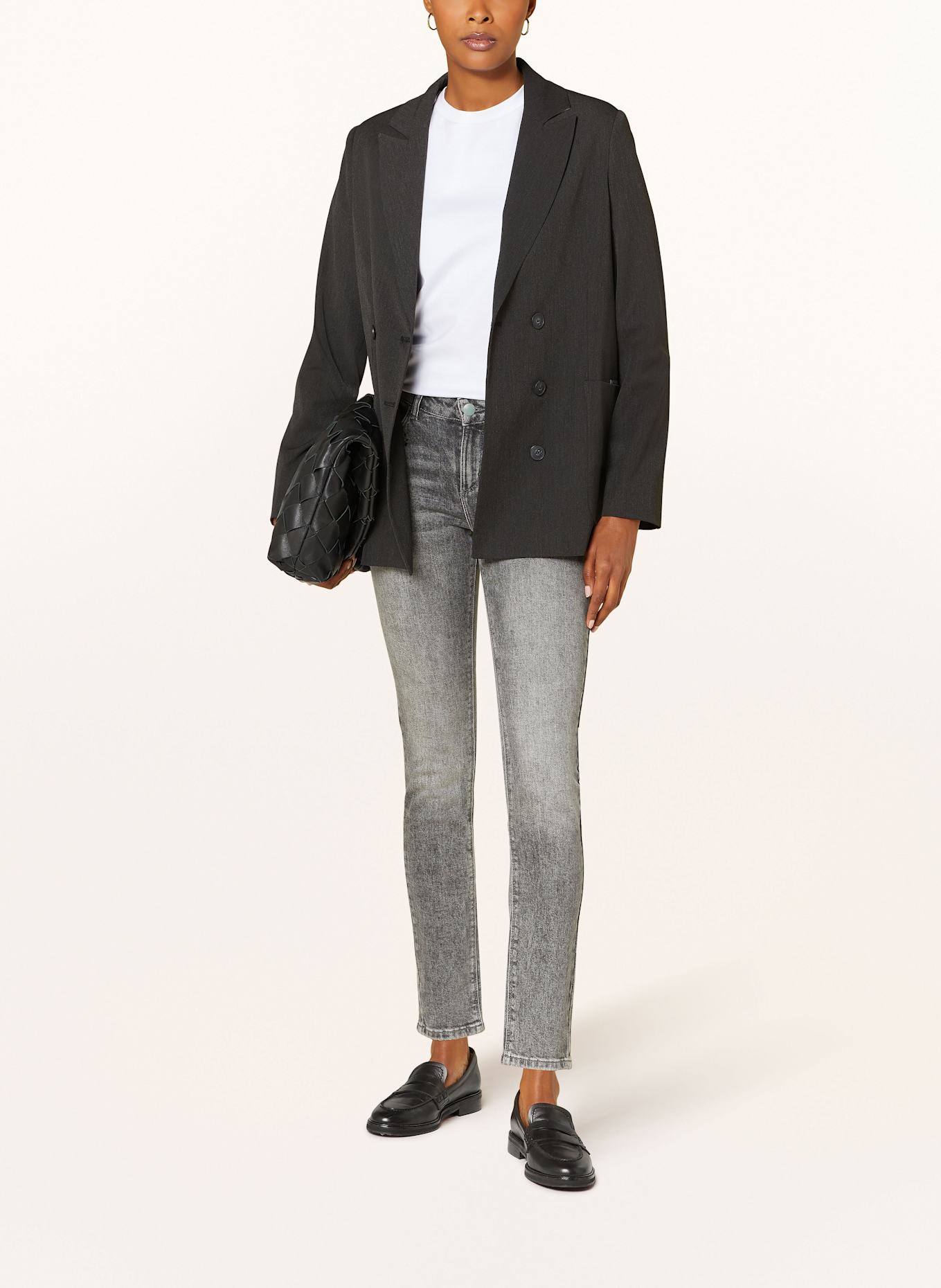 CARTOON Skinny Jeans mit Schmucksteinen: 9630 GREY DENIM