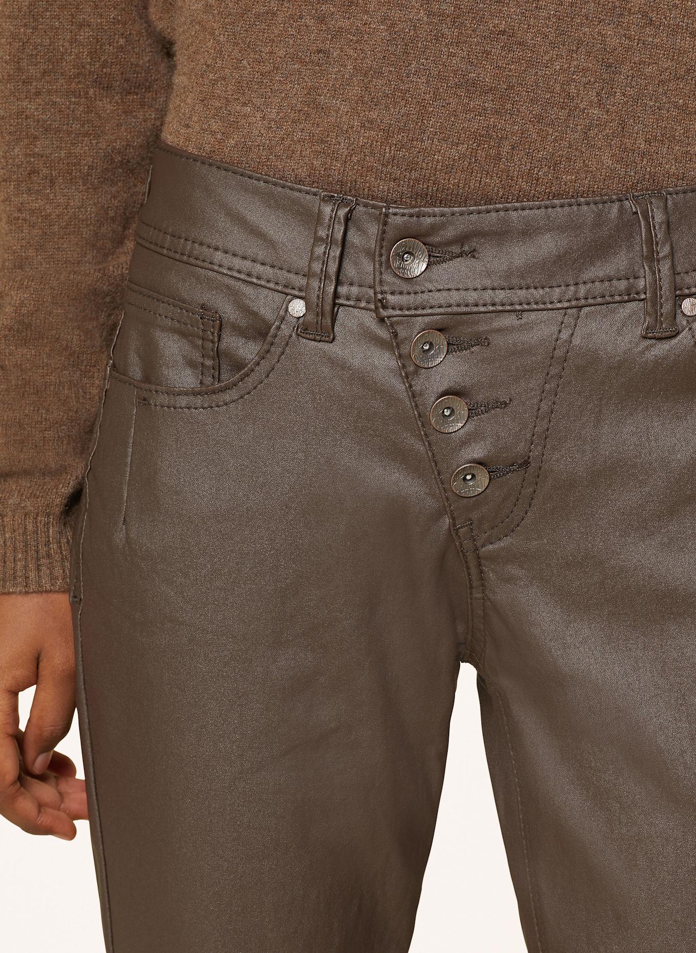 Buena Vista mALIBU 7/8 trousers in leather look, Color: DARK BROWN (Image 5)