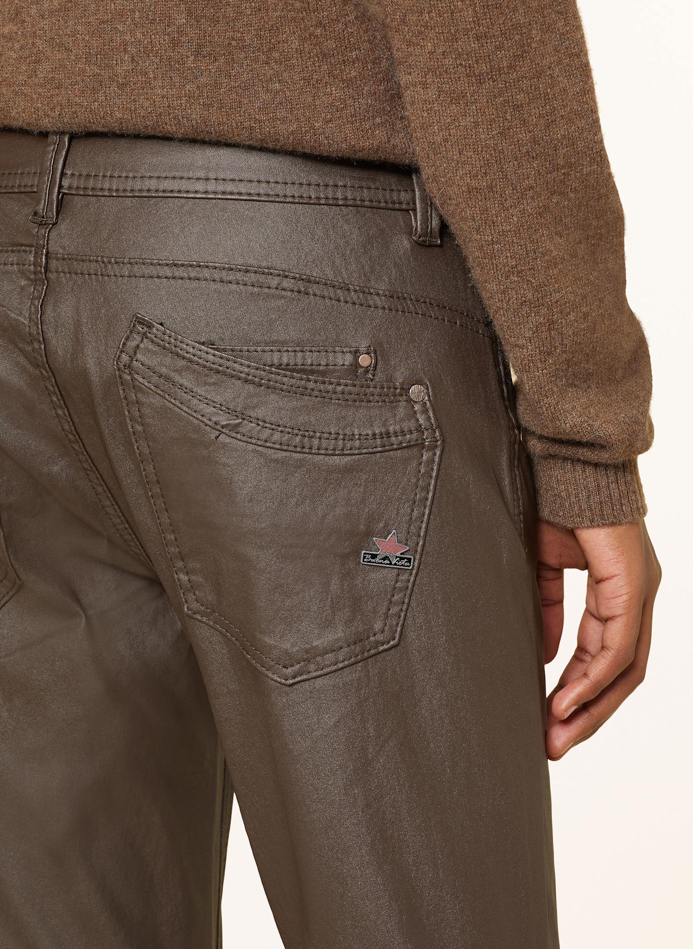 Buena Vista mALIBU 7/8 trousers in leather look, Color: DARK BROWN (Image 6)