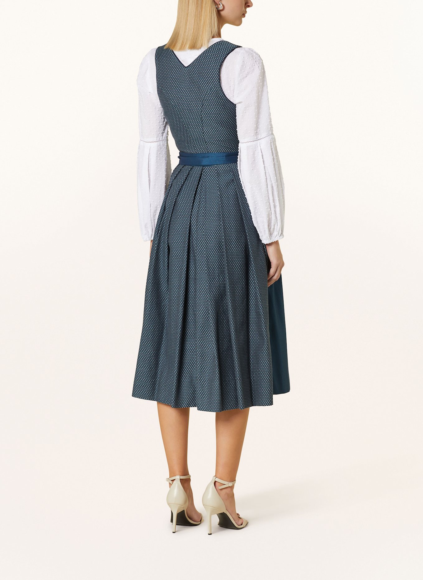 Grasegger Dirndl BRIANNA, Farbe: DUNKELBLAU/ WEISS (Bild 3)