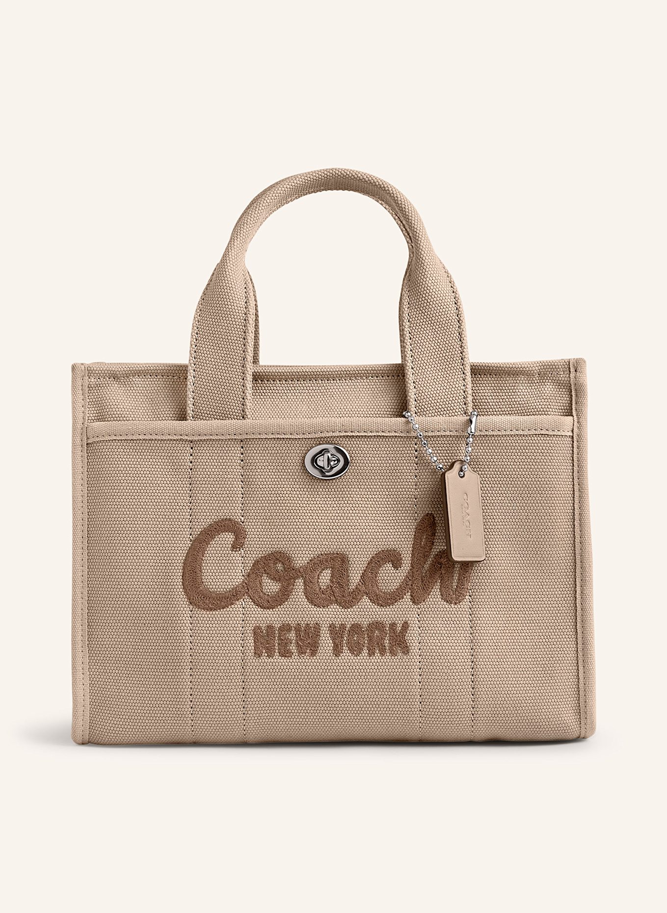 COACH Shopper CARGO: BEIGE