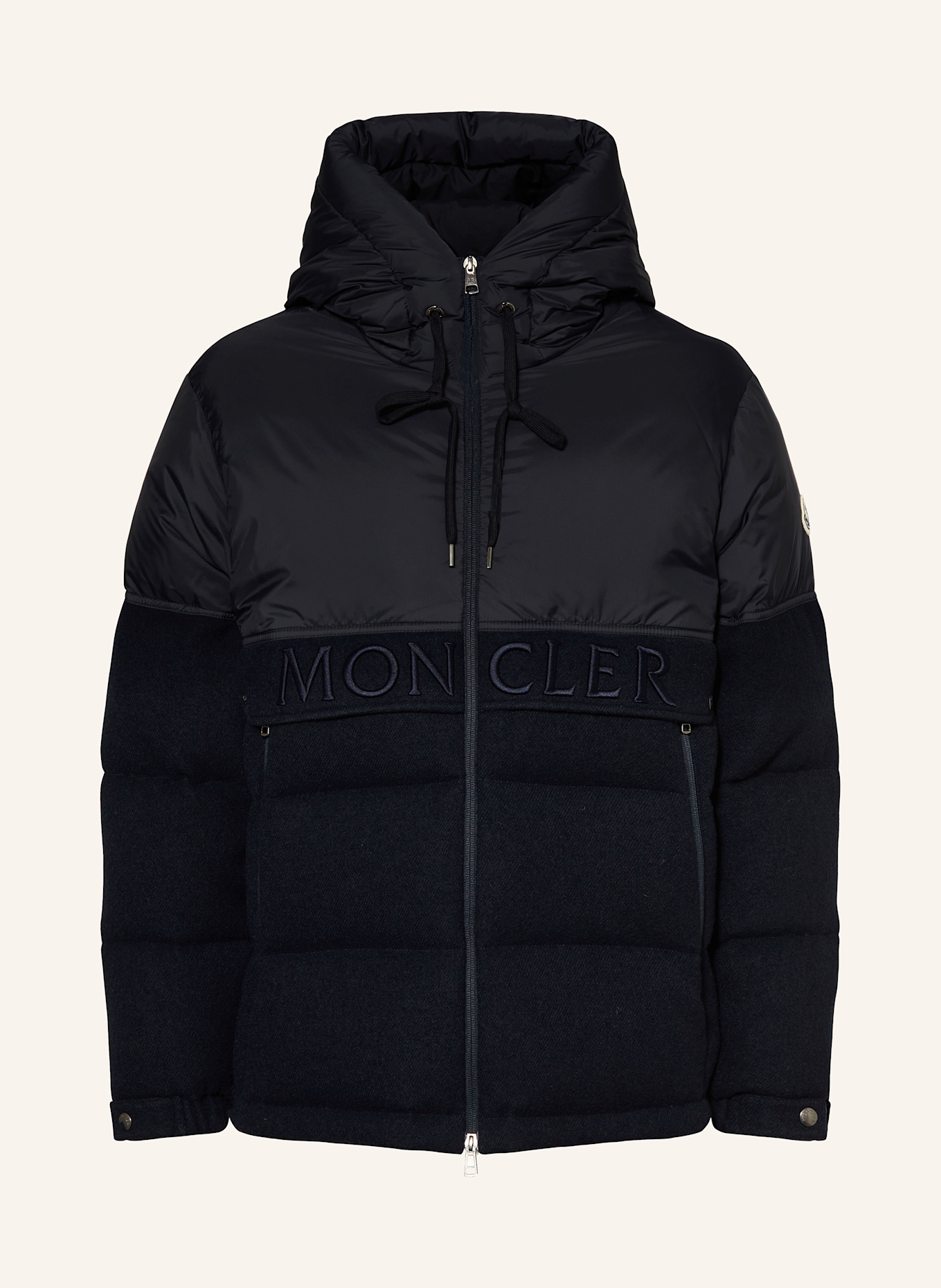 MONCLER ANDRES down jacket in dark blue