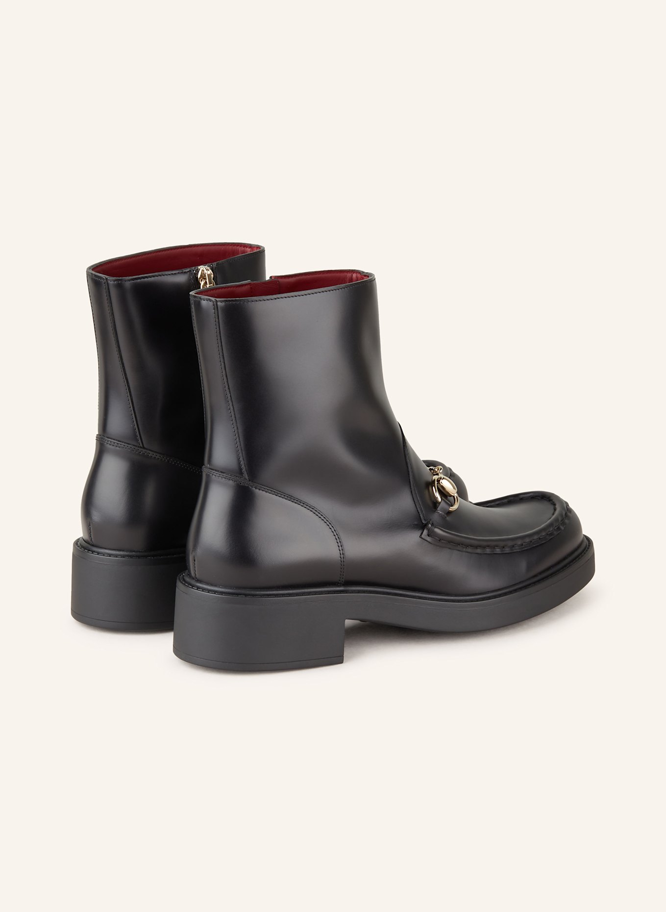 Black gucci boot discount