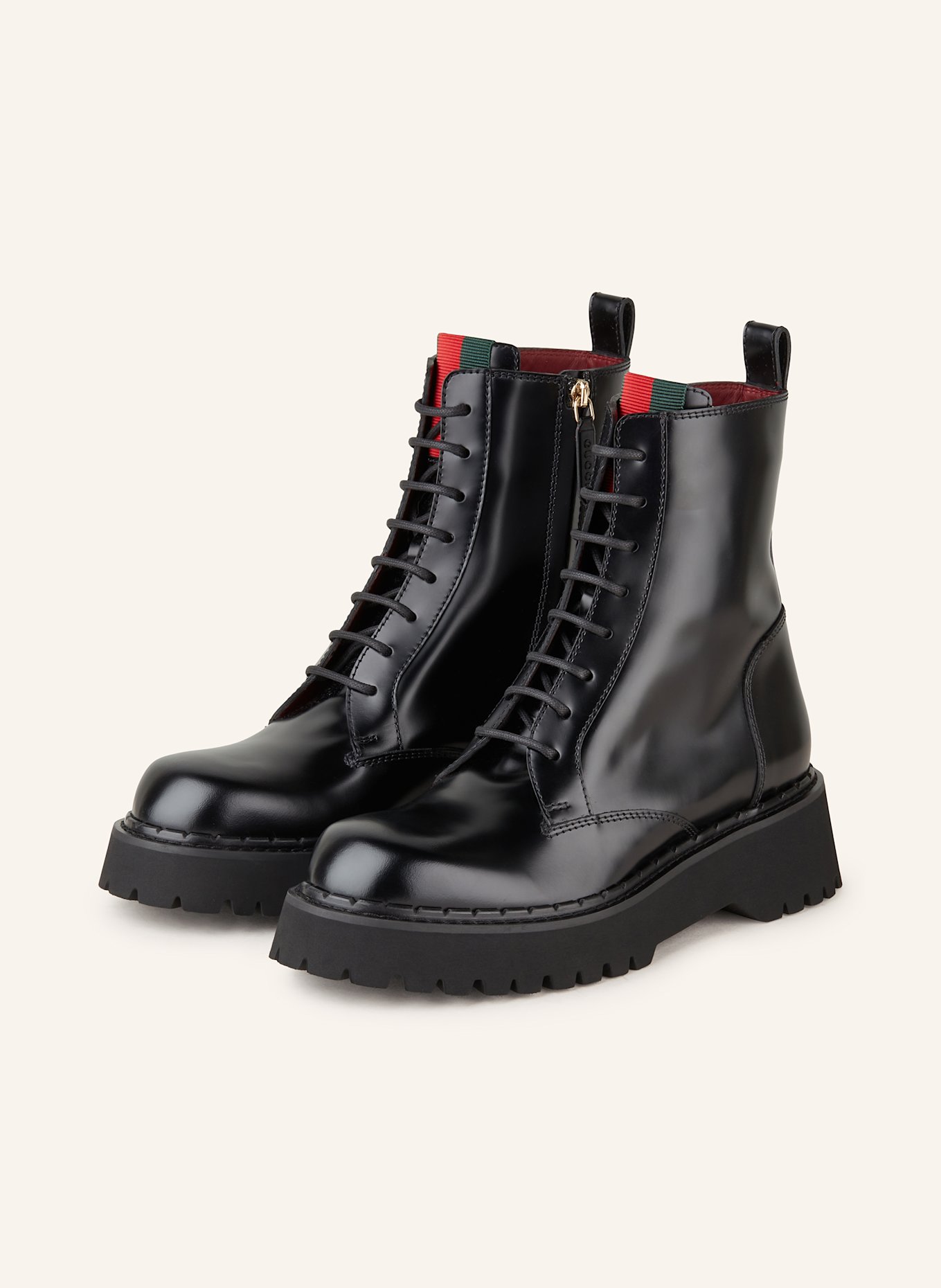 Gucci boots lace up clearance